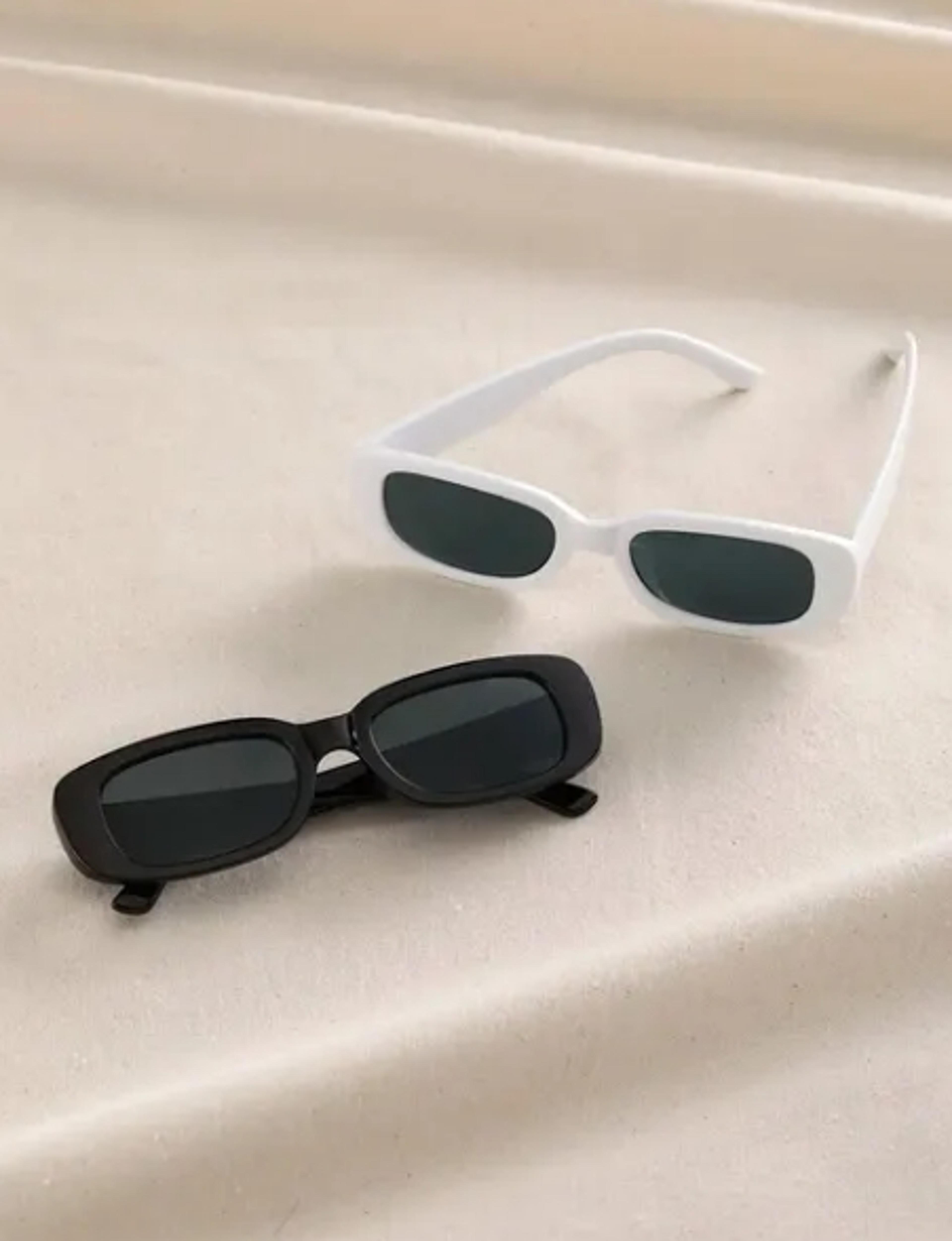 retro y2k rectangle sunglasses set vintage candy color shades for women & men