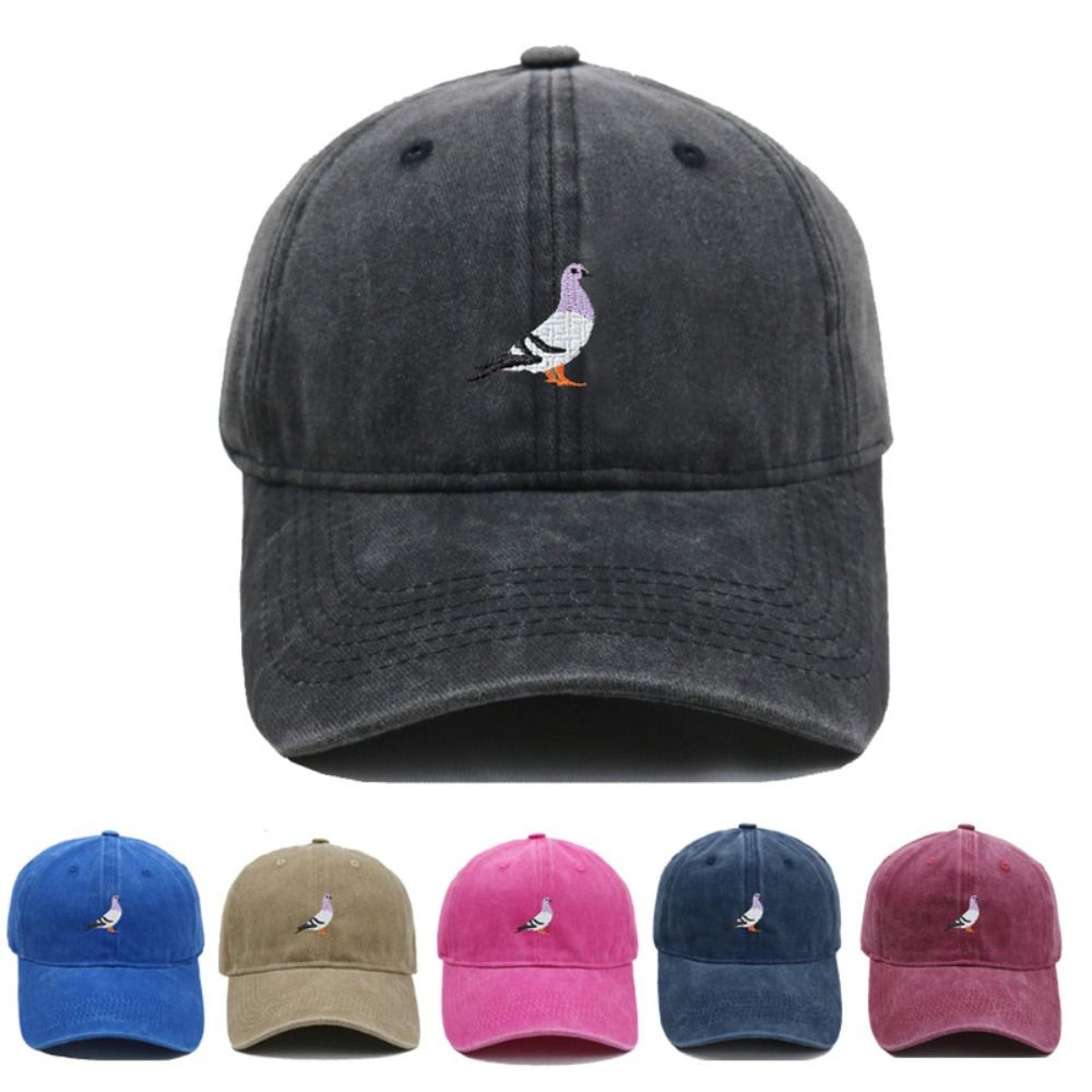 pigeon embroidered adjustable baseball cap for outdoor adventures & everyday sun protections