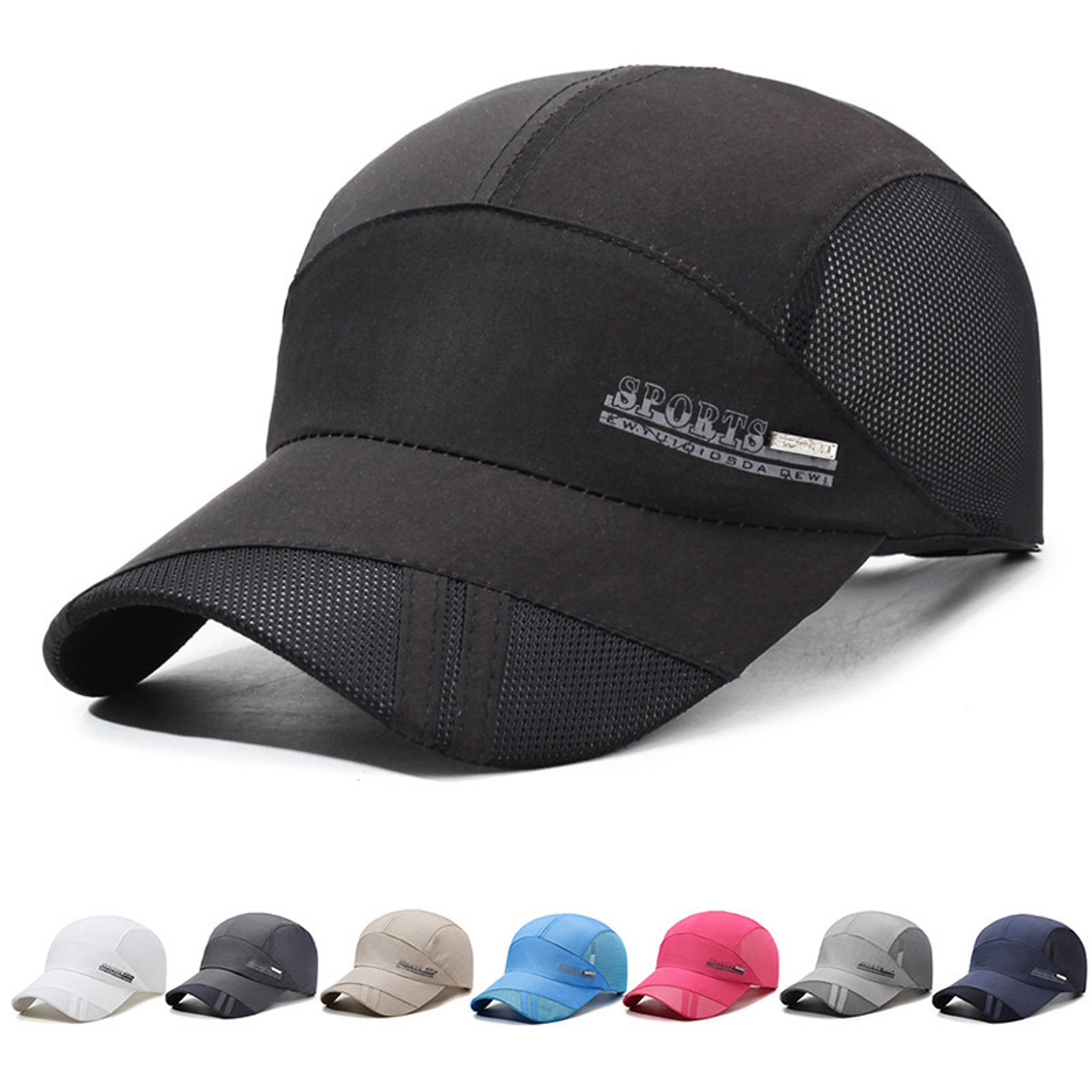 outdoor quick-dry mesh baseball cap for sun protection and summer sports