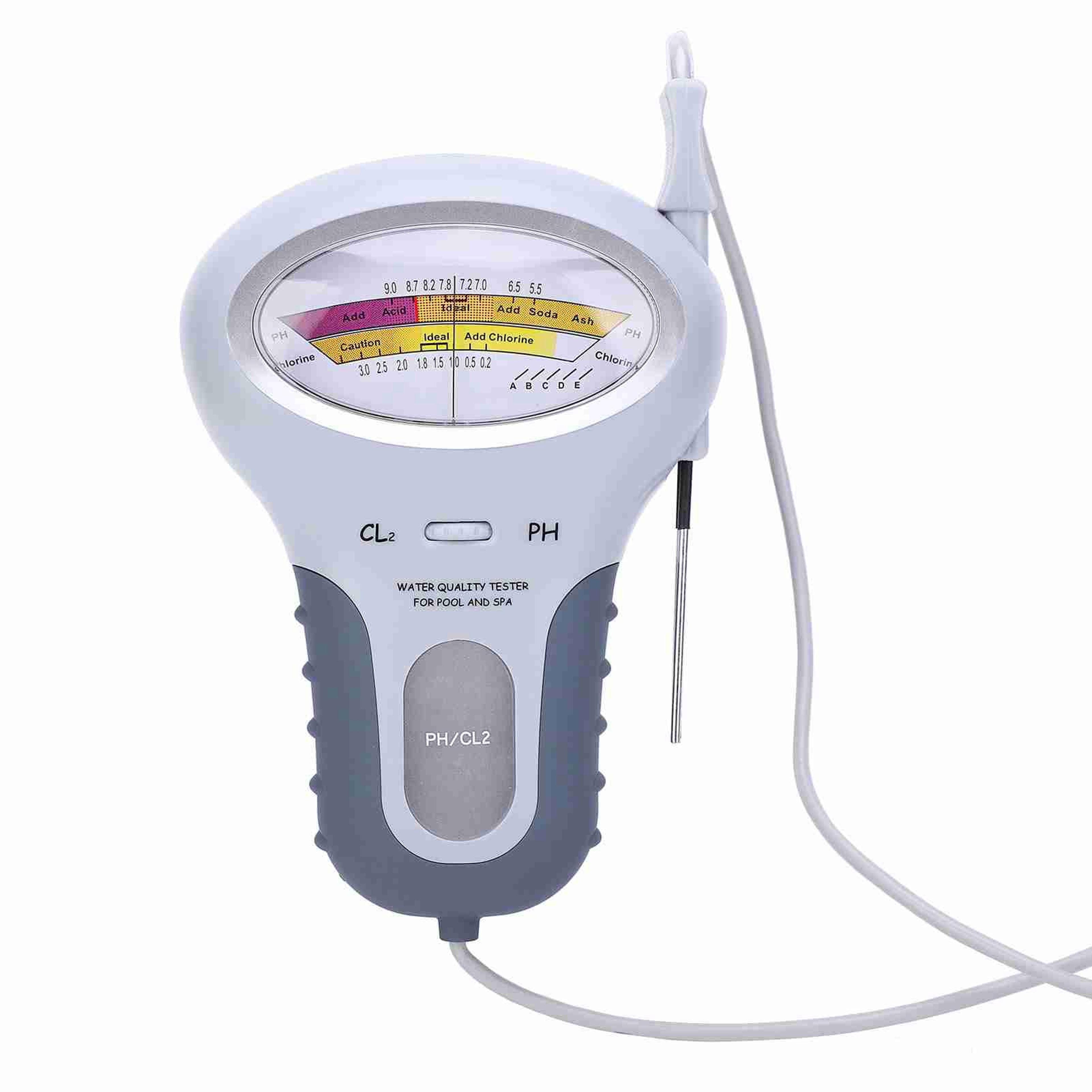 pool water quality tester digital ph & chlorine meter for pools, spas & hot tubs