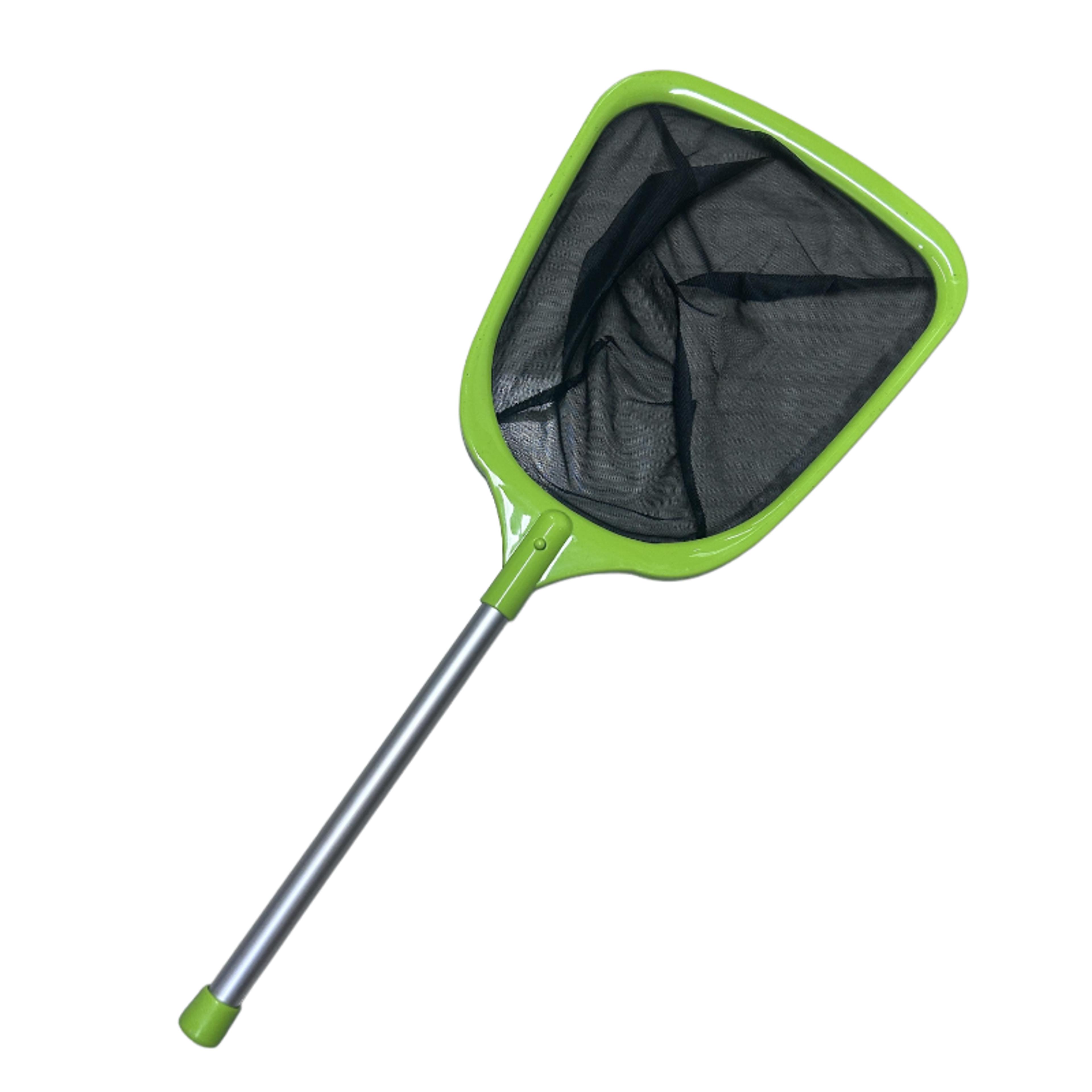 clearsweep pool skimmer net with metal pole for fast leaf & debris removal