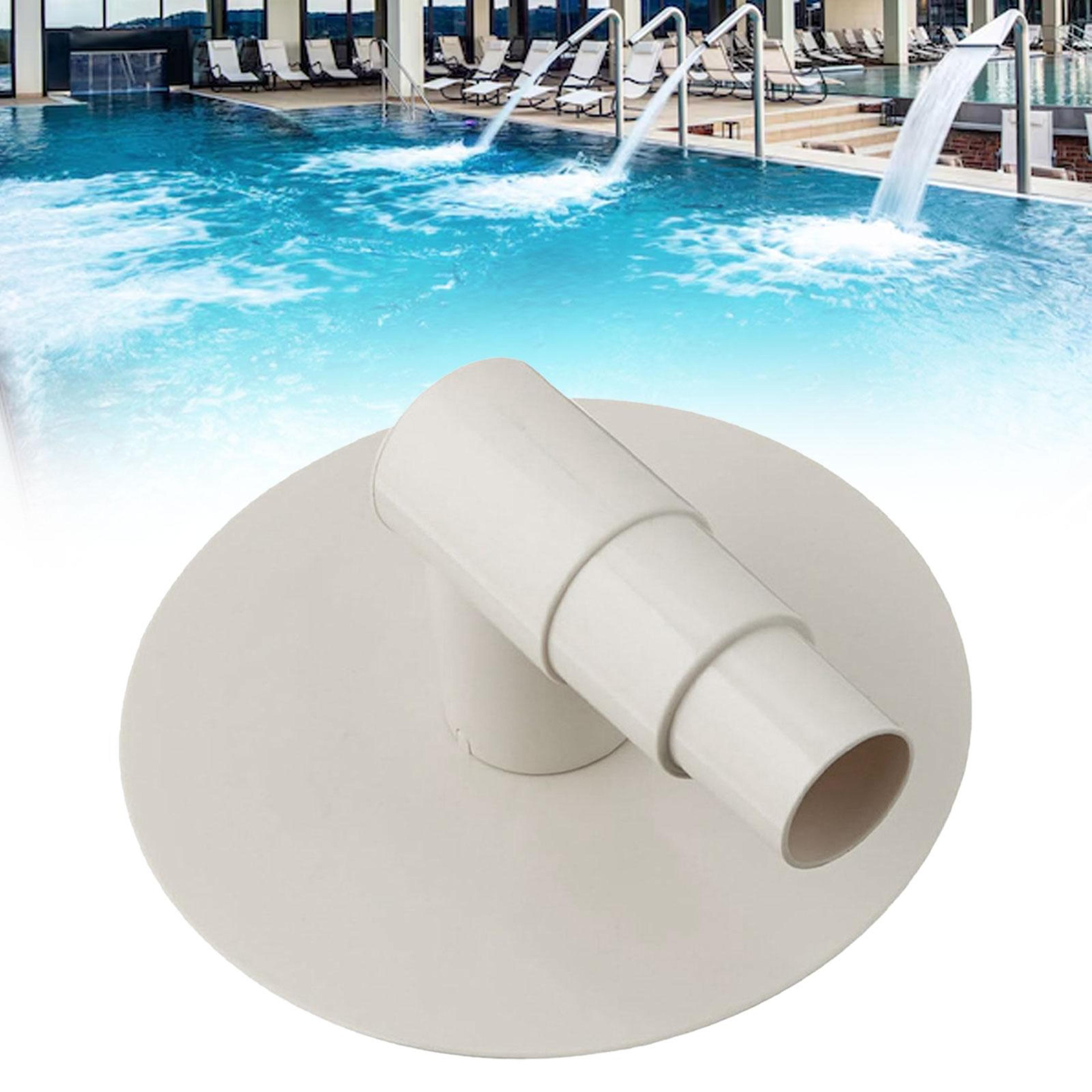 hydrofit pool skimmer vacuum plate with 90° elbow adapter for easy pool cleaning