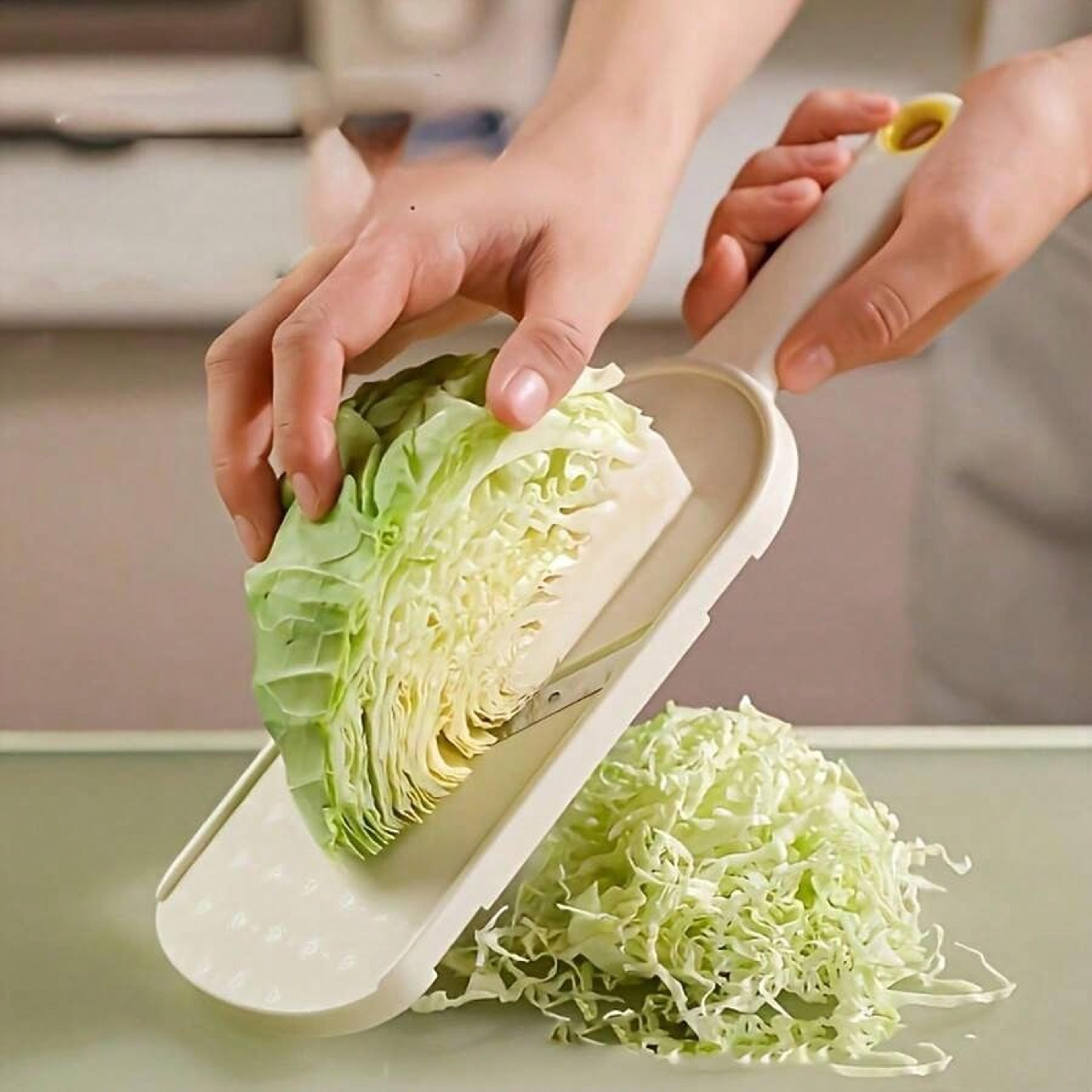 ergoslice cabbage shredder & vegetable slicer for fast salad prep