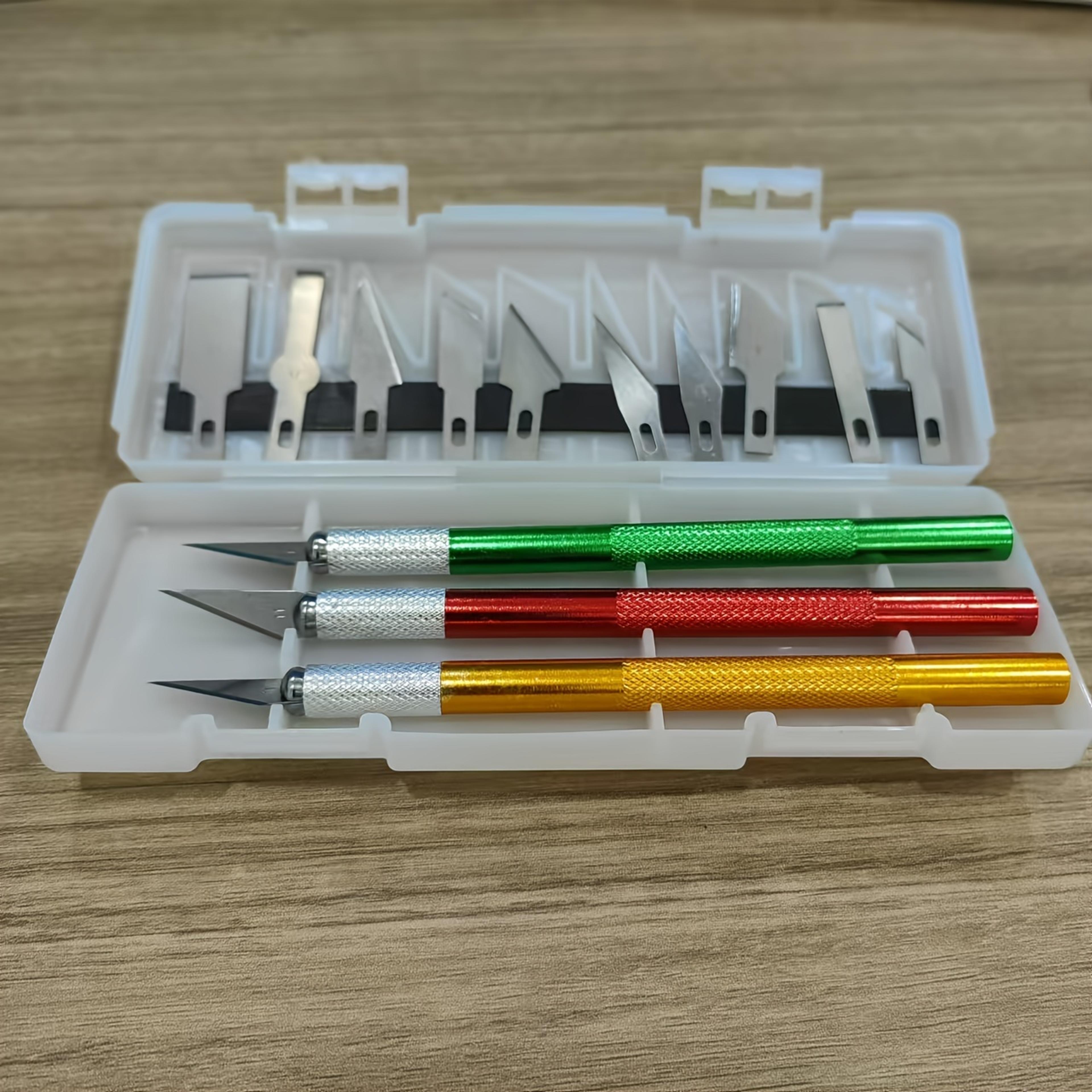 precisionpro craft knife set aluminum alloy hobby knife for precision cutting & diy crafts