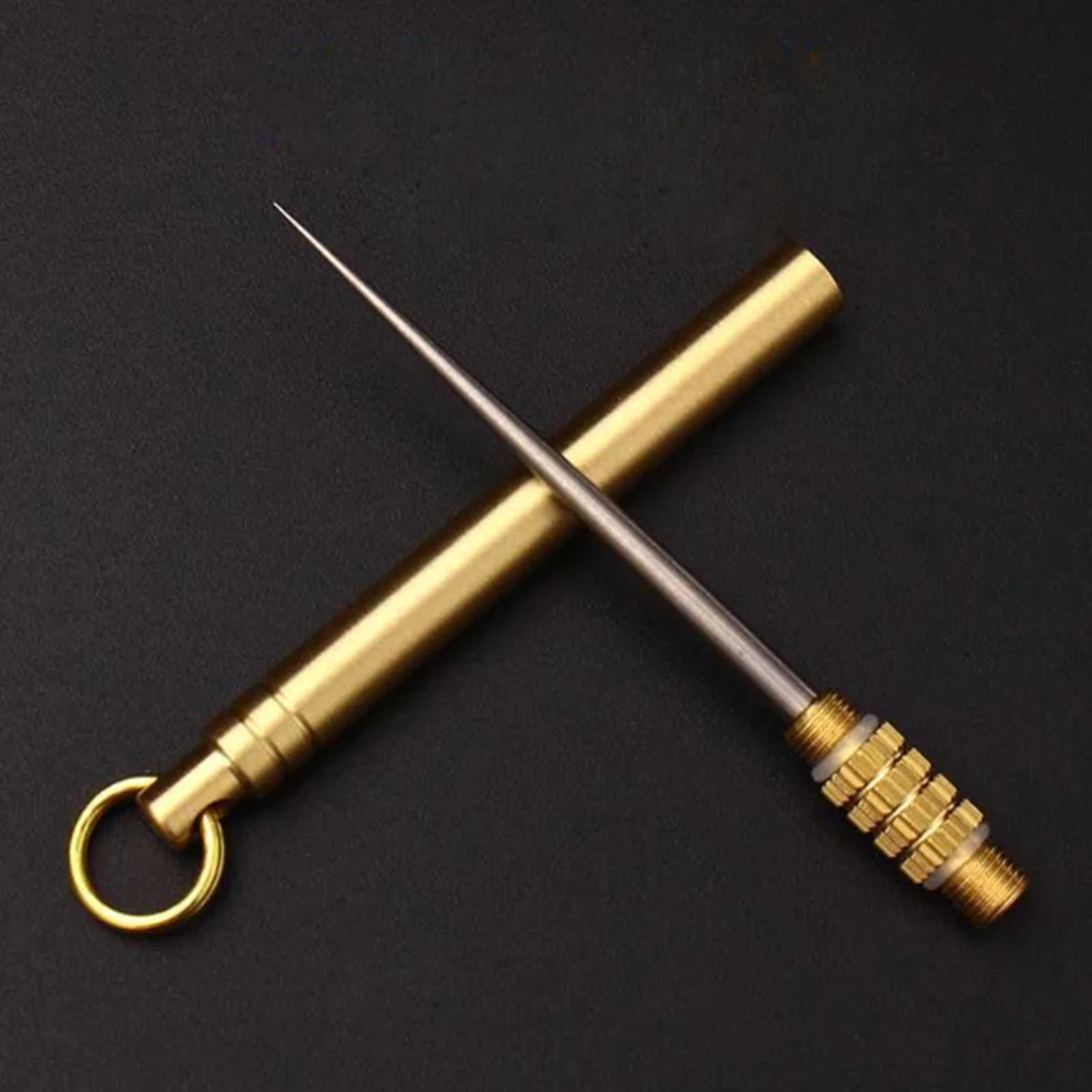 titanium pocket toothpick pro reusable travel toothpick with keychain holder