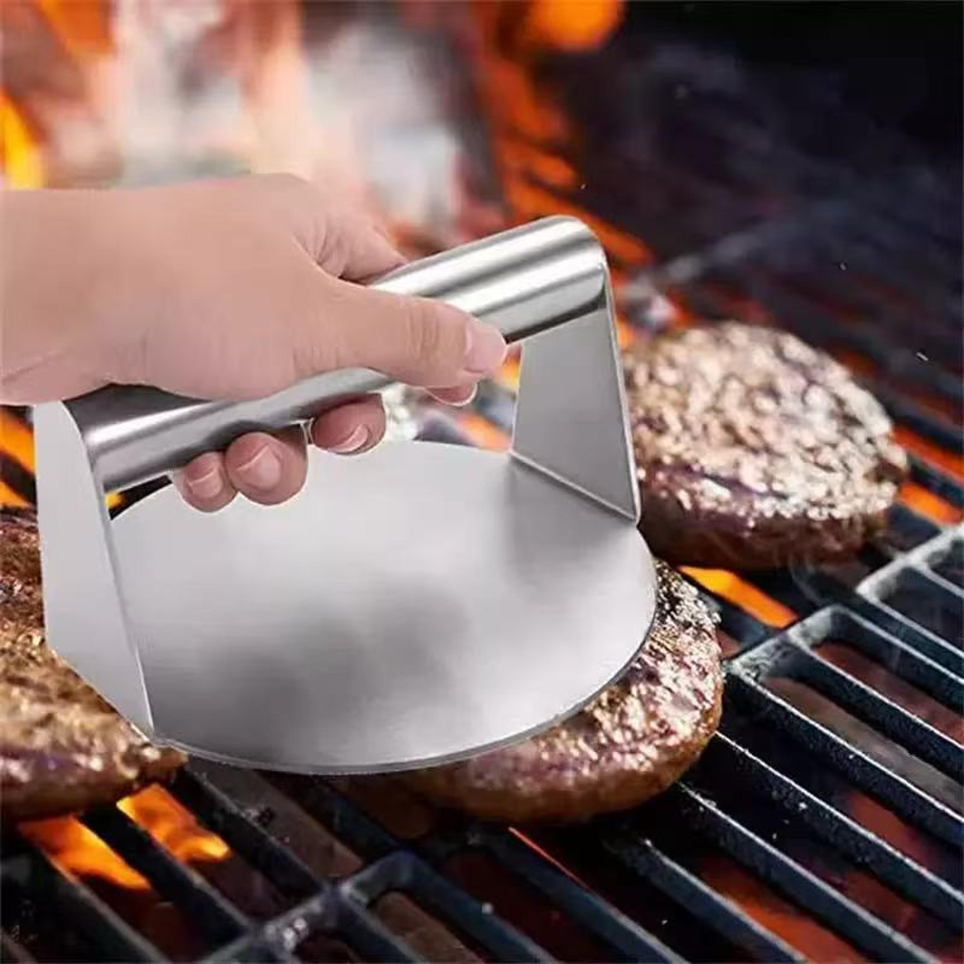 premium stainless steel burger patty press mold for perfect homemade burgers