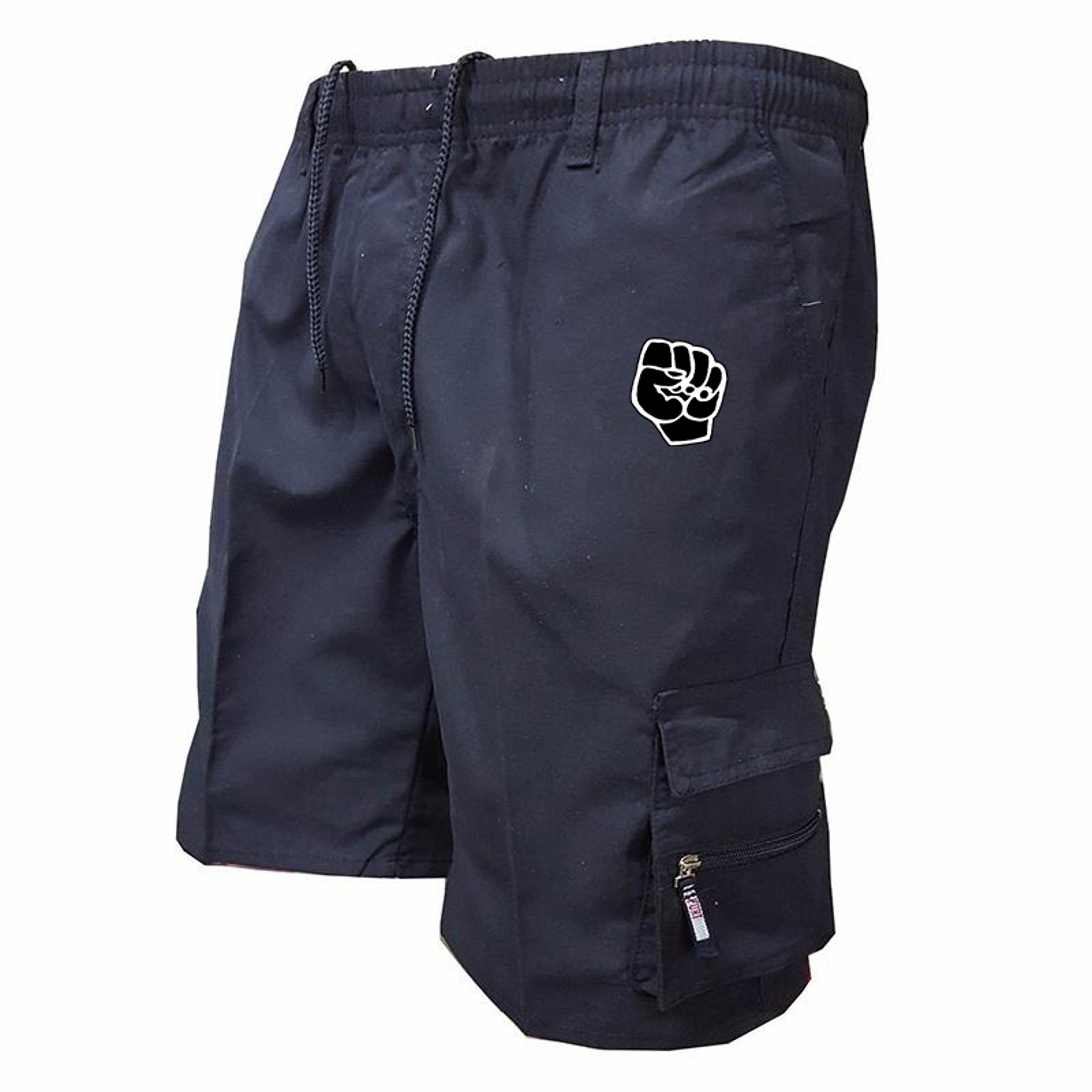 mens cotton cargo shorts multi pocket military style outdoor bermuda shorts