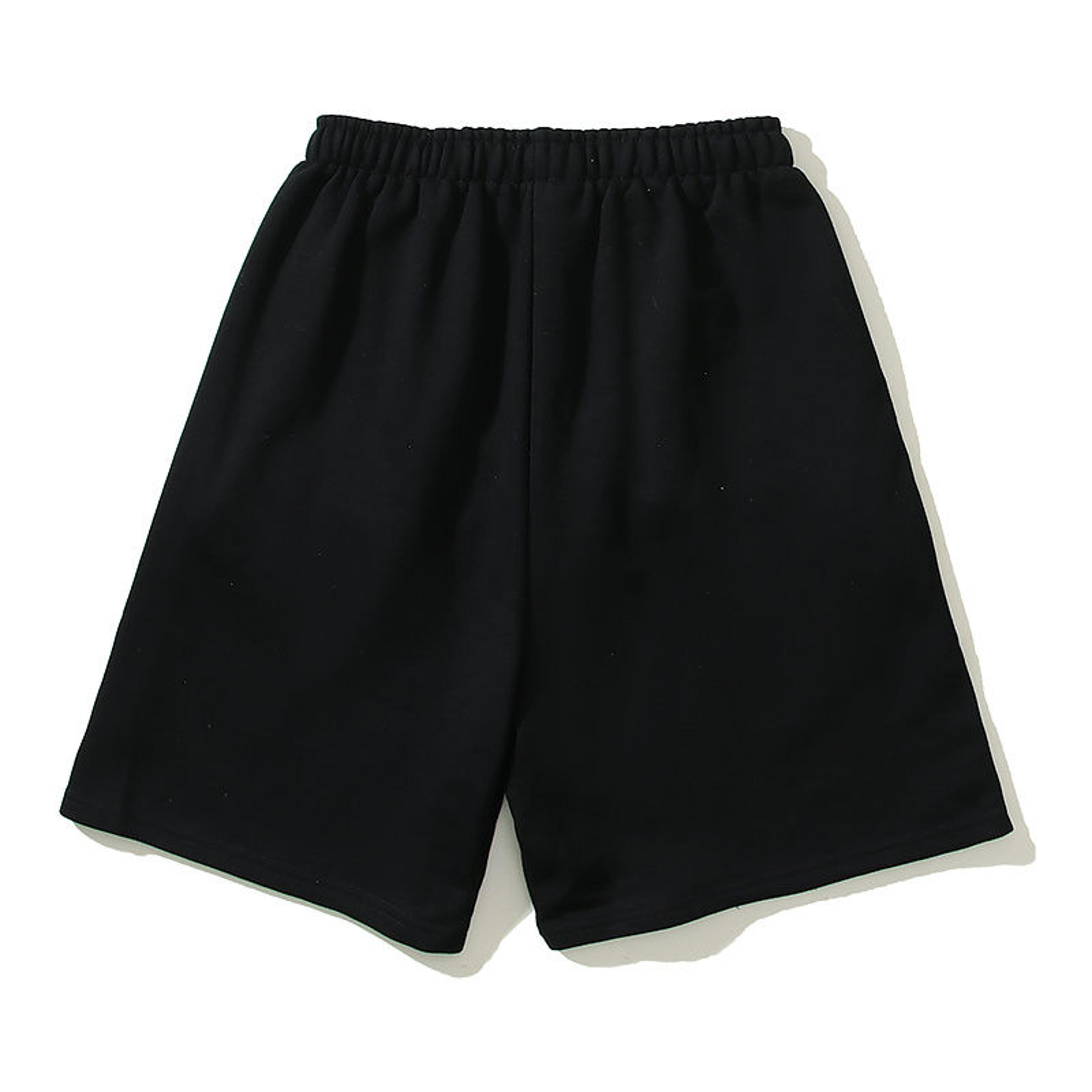 men's printed casual summer shorts loose fit five point sweat shorts