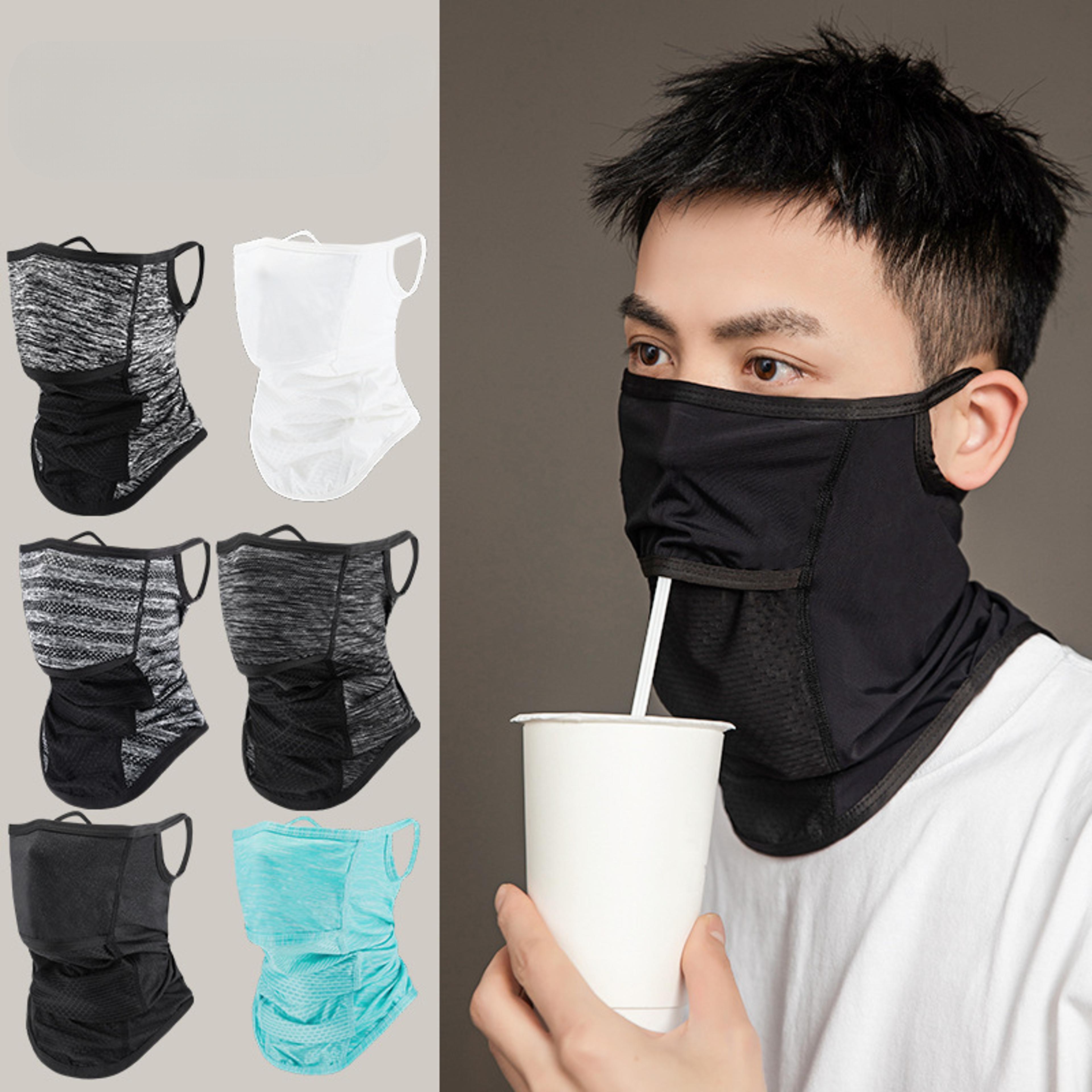 summershield breathable cycling face mask & neck gaiter for outdoor riding