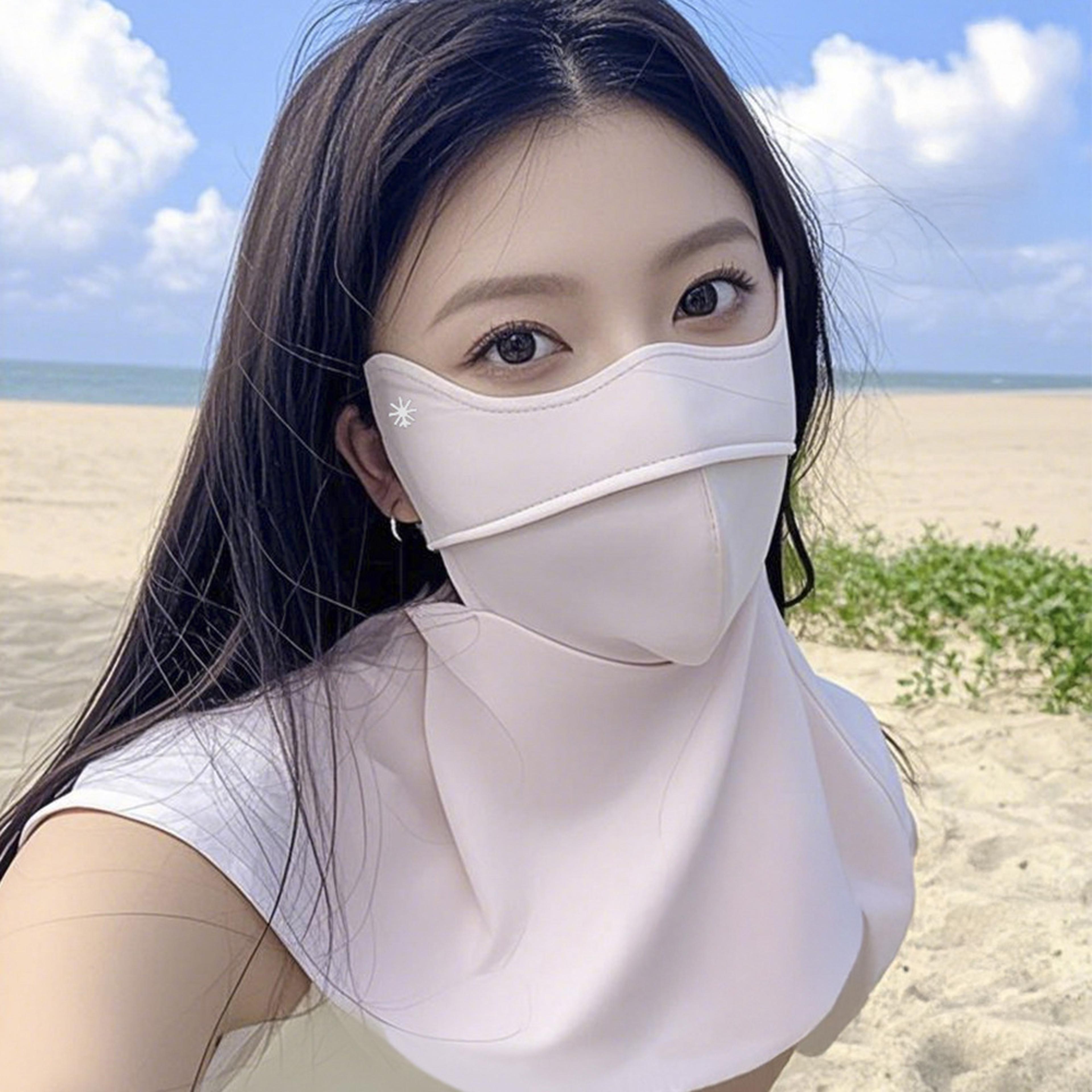 coolingshield upf50+ full face sun protection mask for womens
