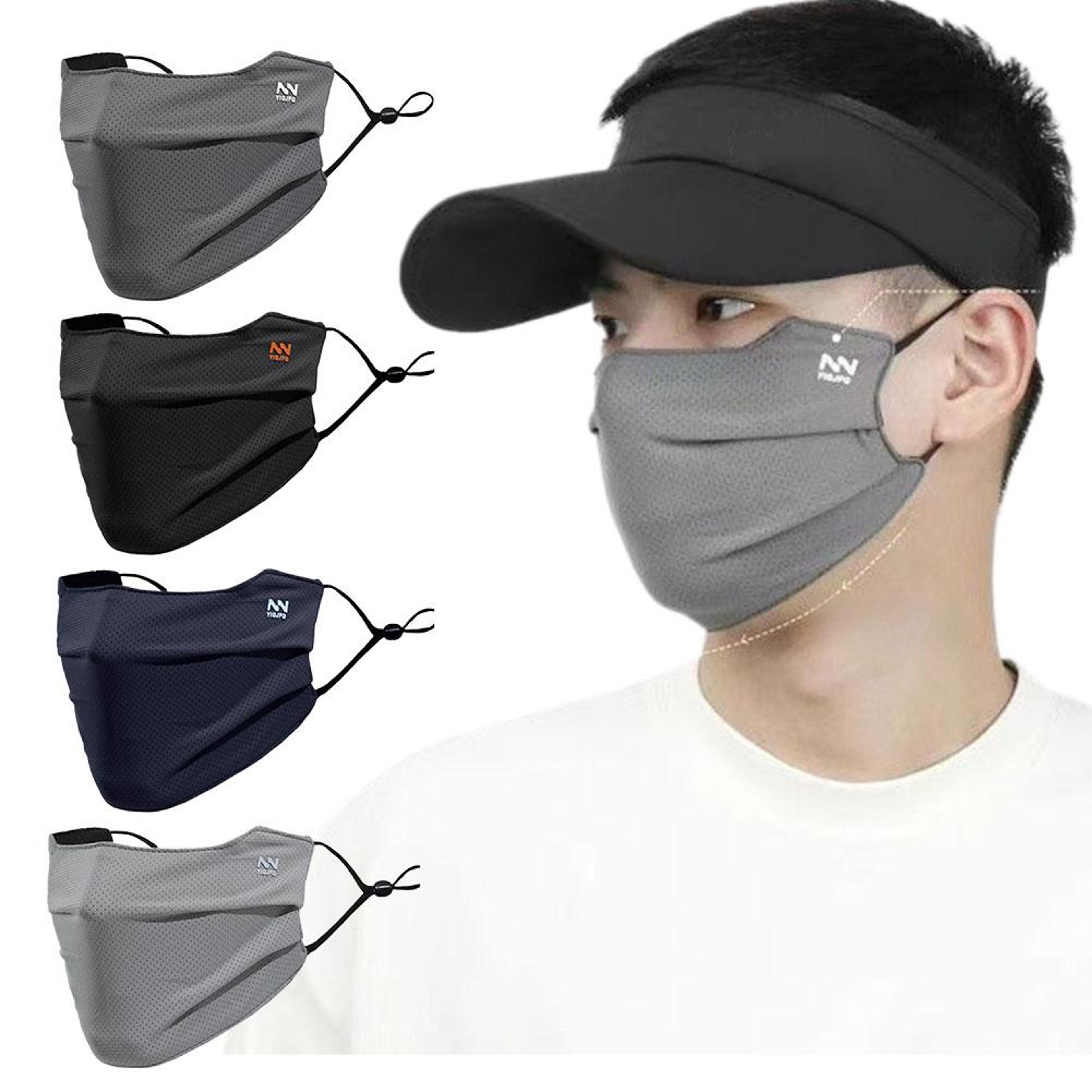 upf 50+ uv face mask & cooling neck gaiter for outdoor protection