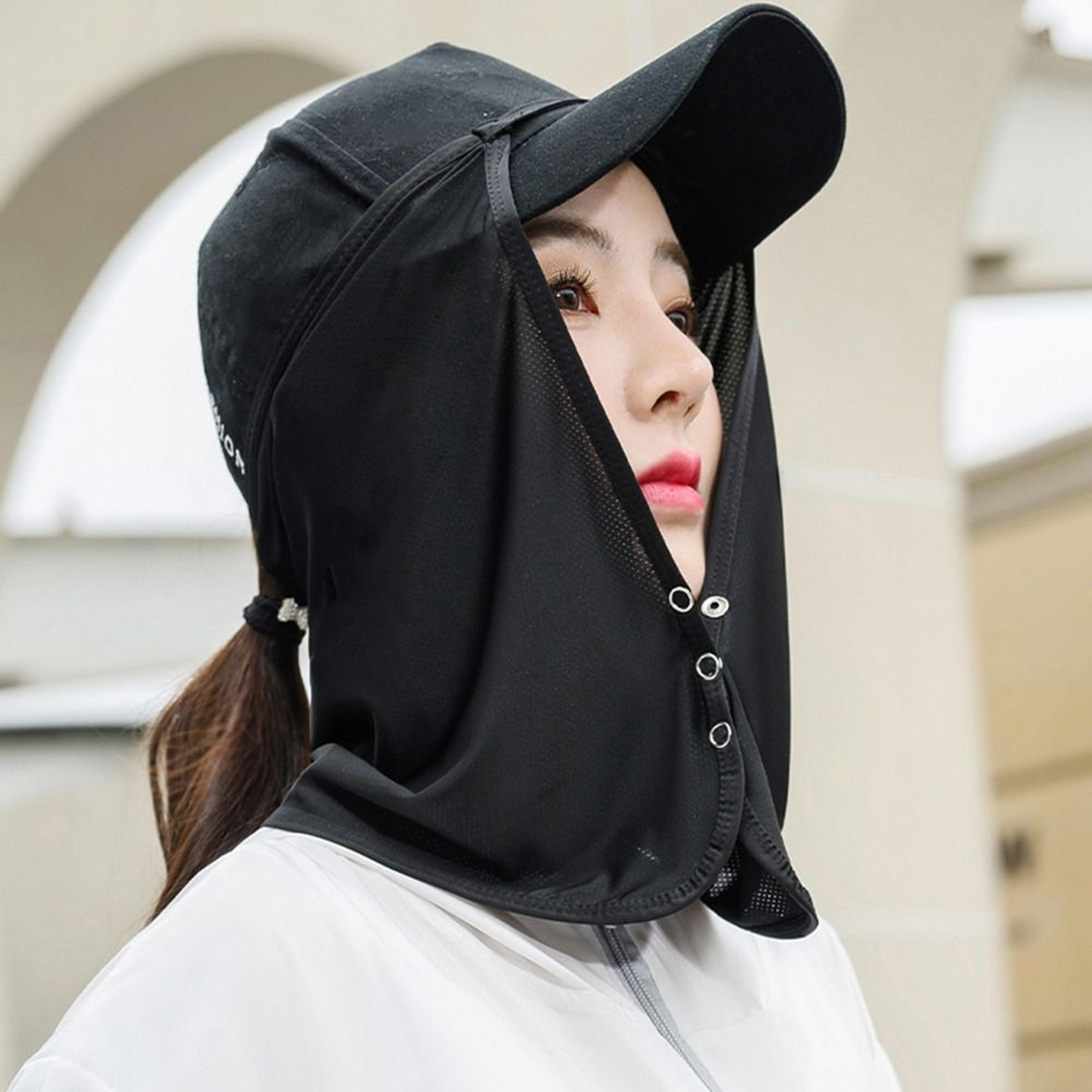 uv protection cooling face scarf mask for men outdoor sun shield