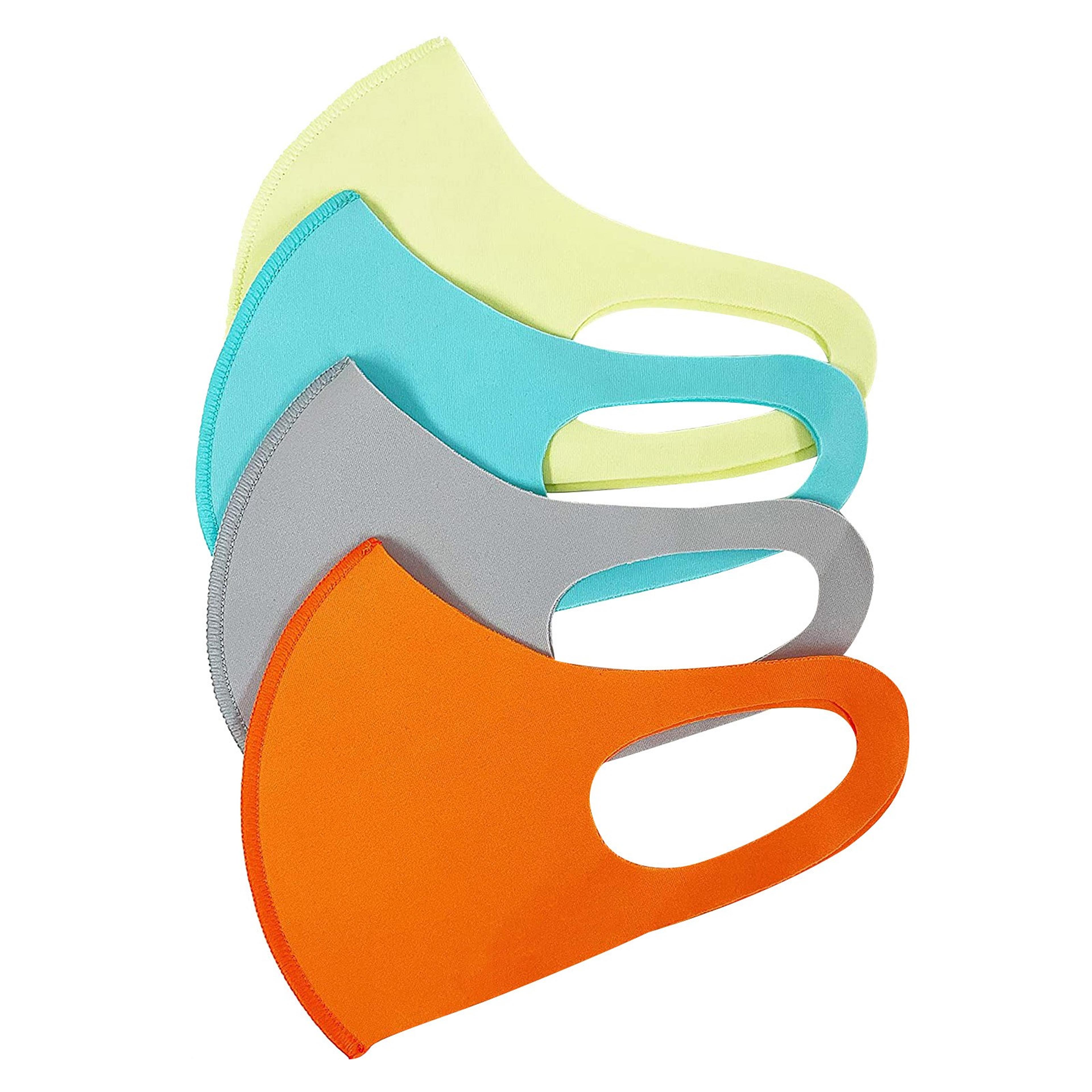 kids colorpop reusable fabric face mask set breathable washable comfort masks