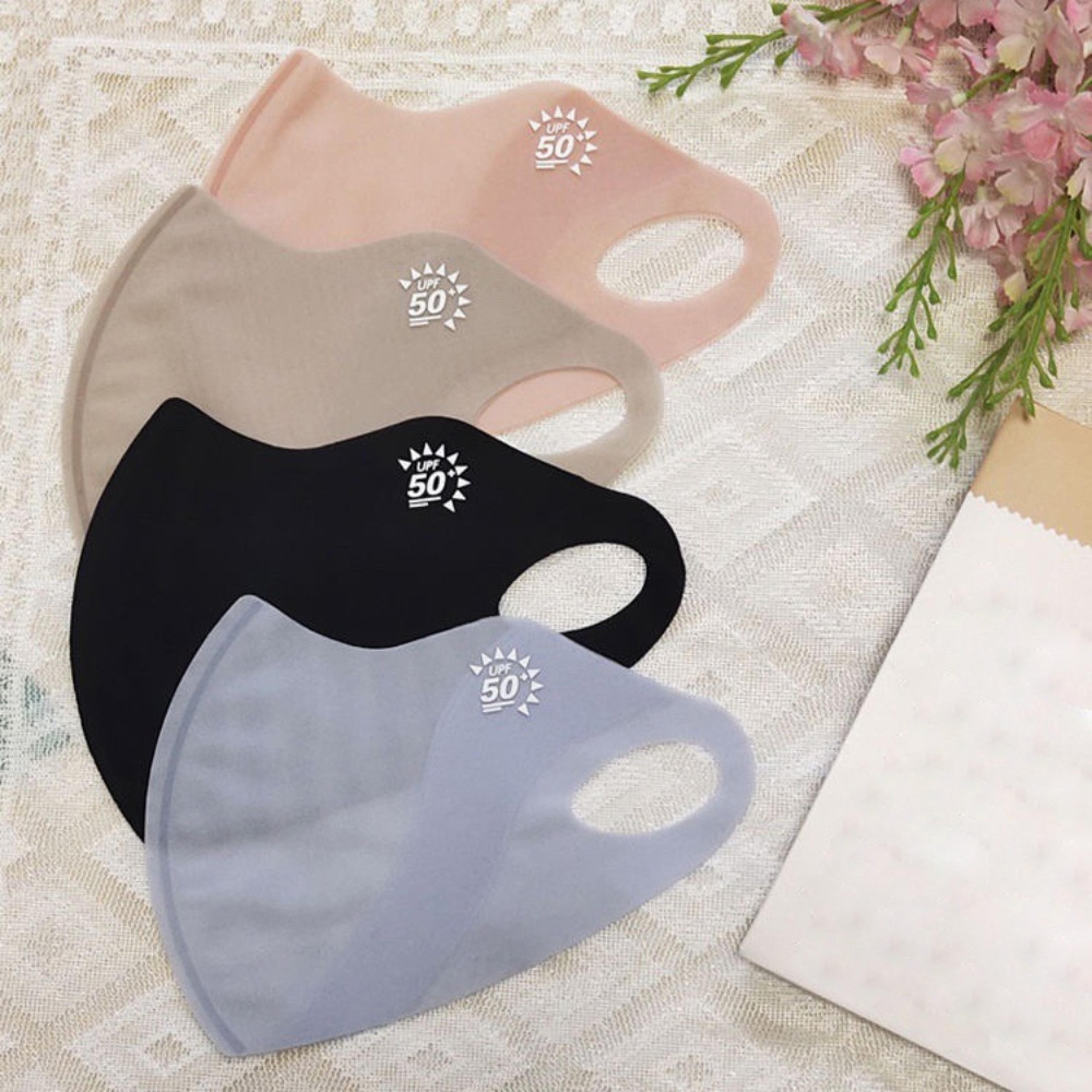 ice silk uv protection face mask for cycling, running