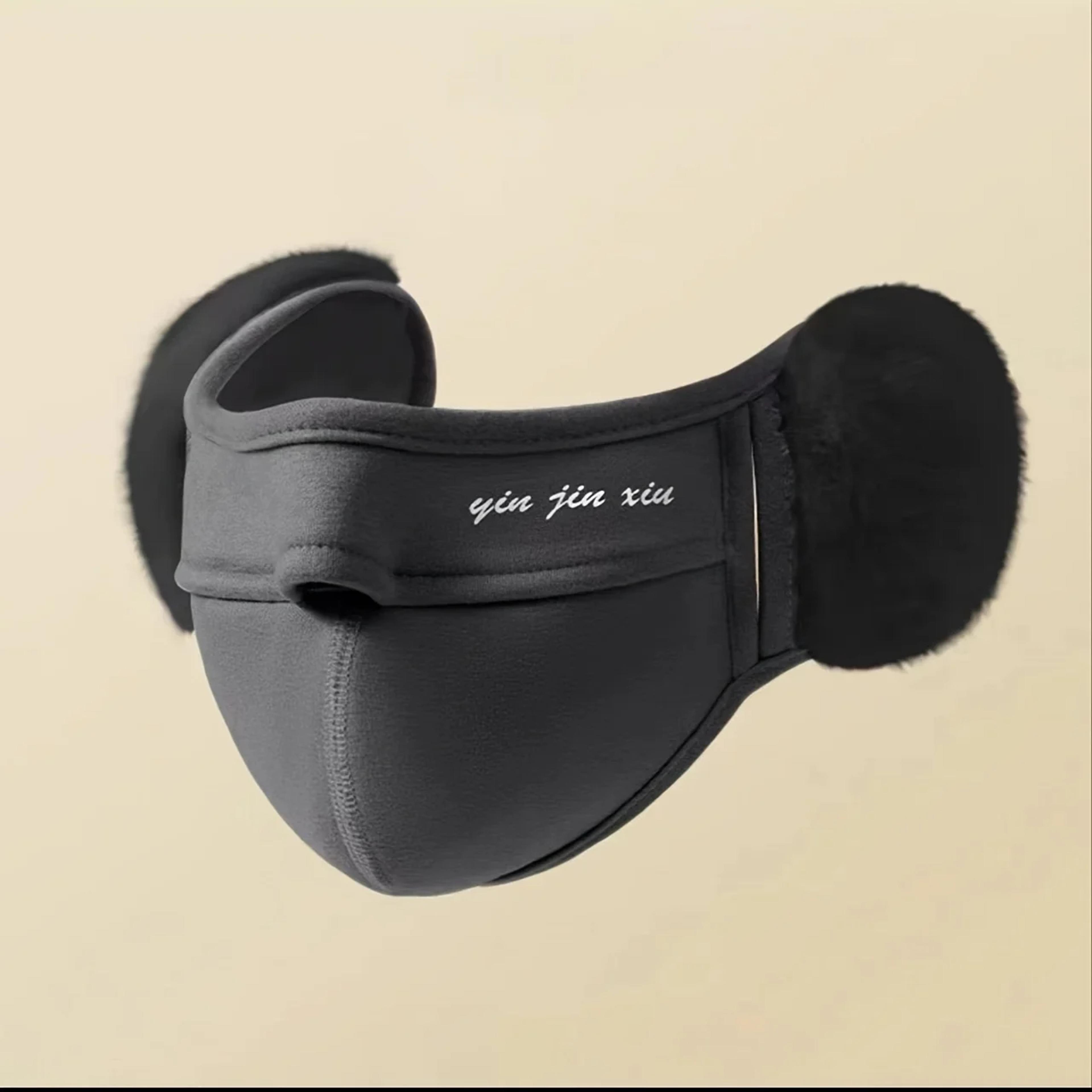 arcticguard windproof face mask with ear coverage for cycling, skiing & winter outdoor sports