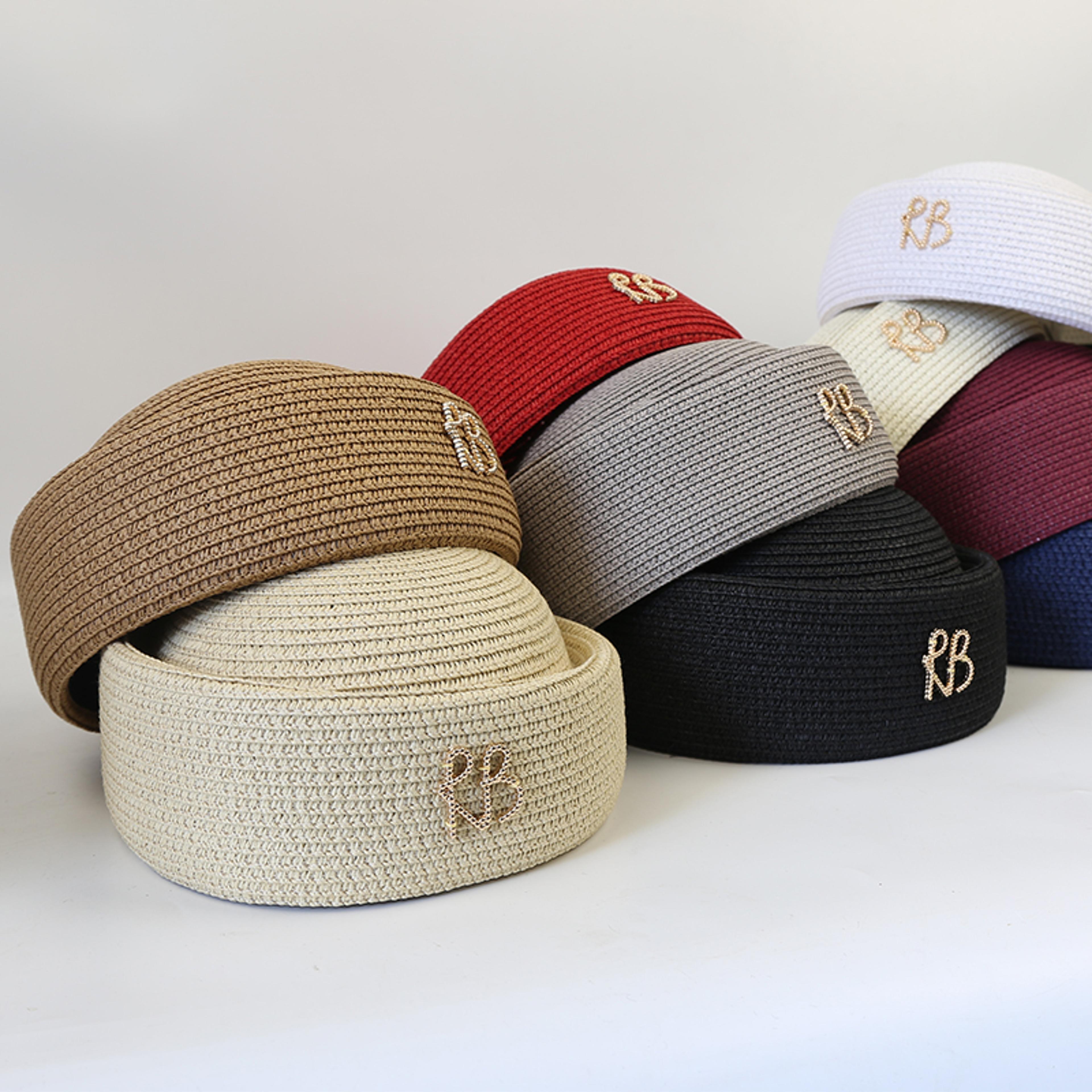 elegant straw pillbox hat for weddings, derby events & summer fashion statements