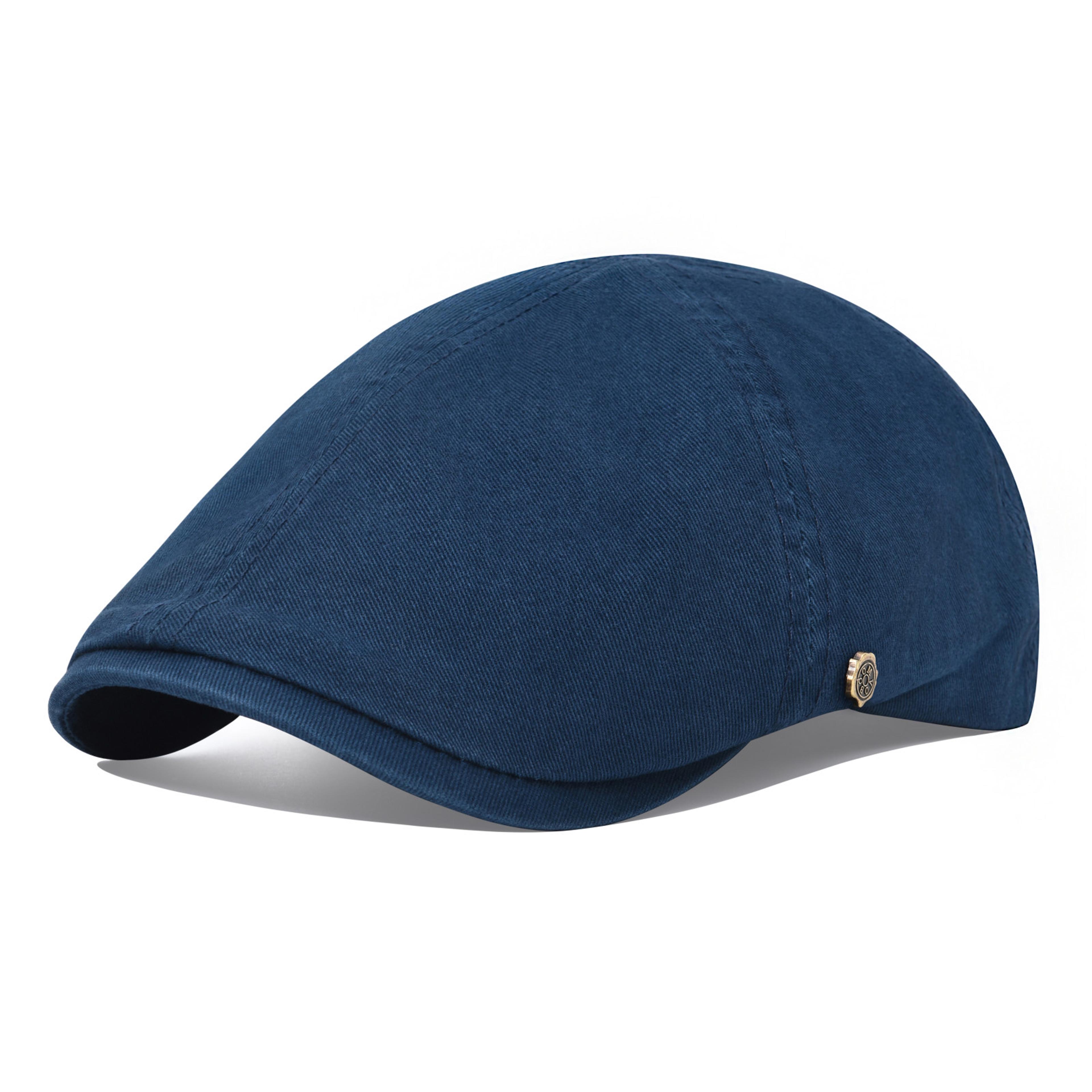 classic cotton flat cap newsboy ivy cabbie hat for men & women casual beret