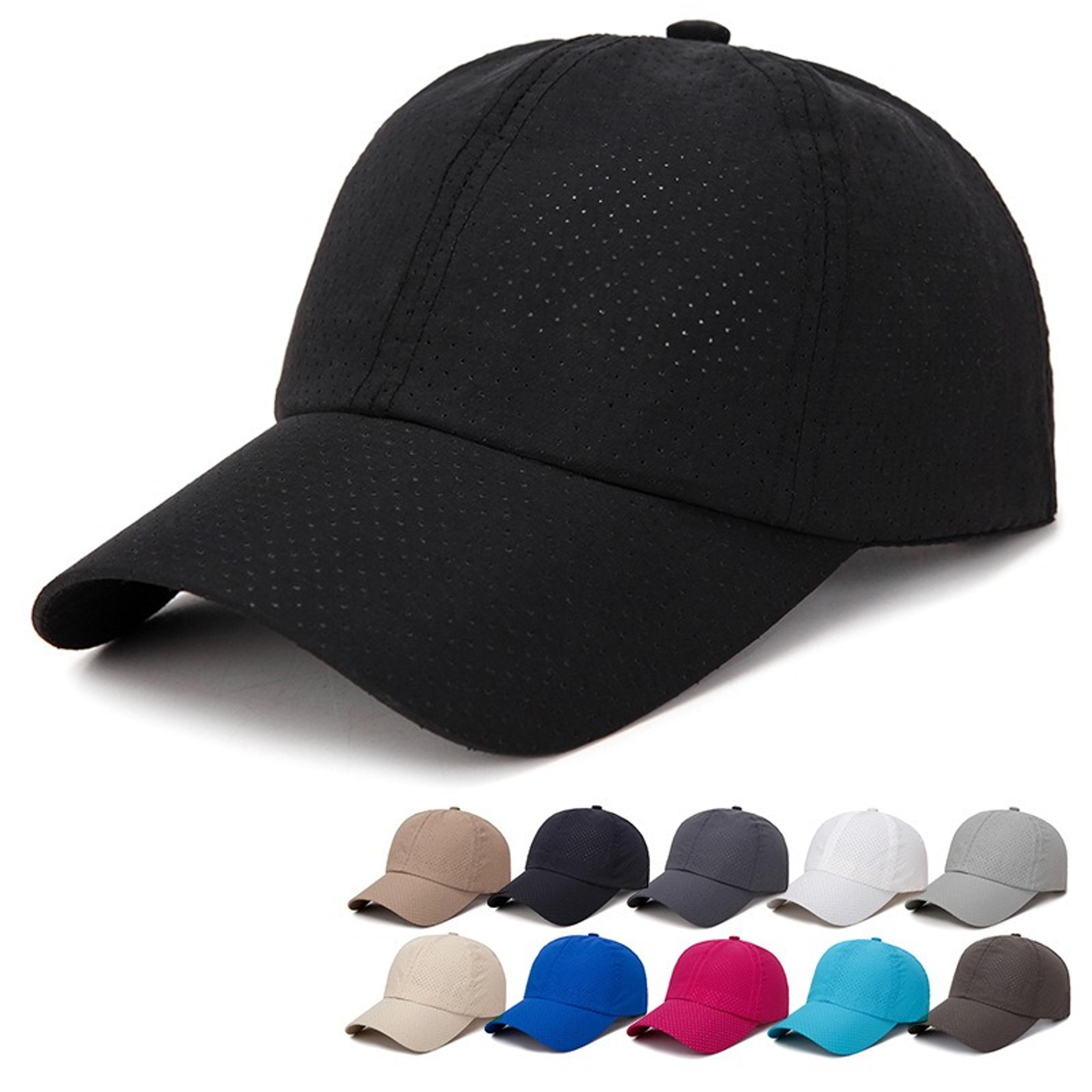 quick dry baseball cap breathable snapback summer sun cap for men & women