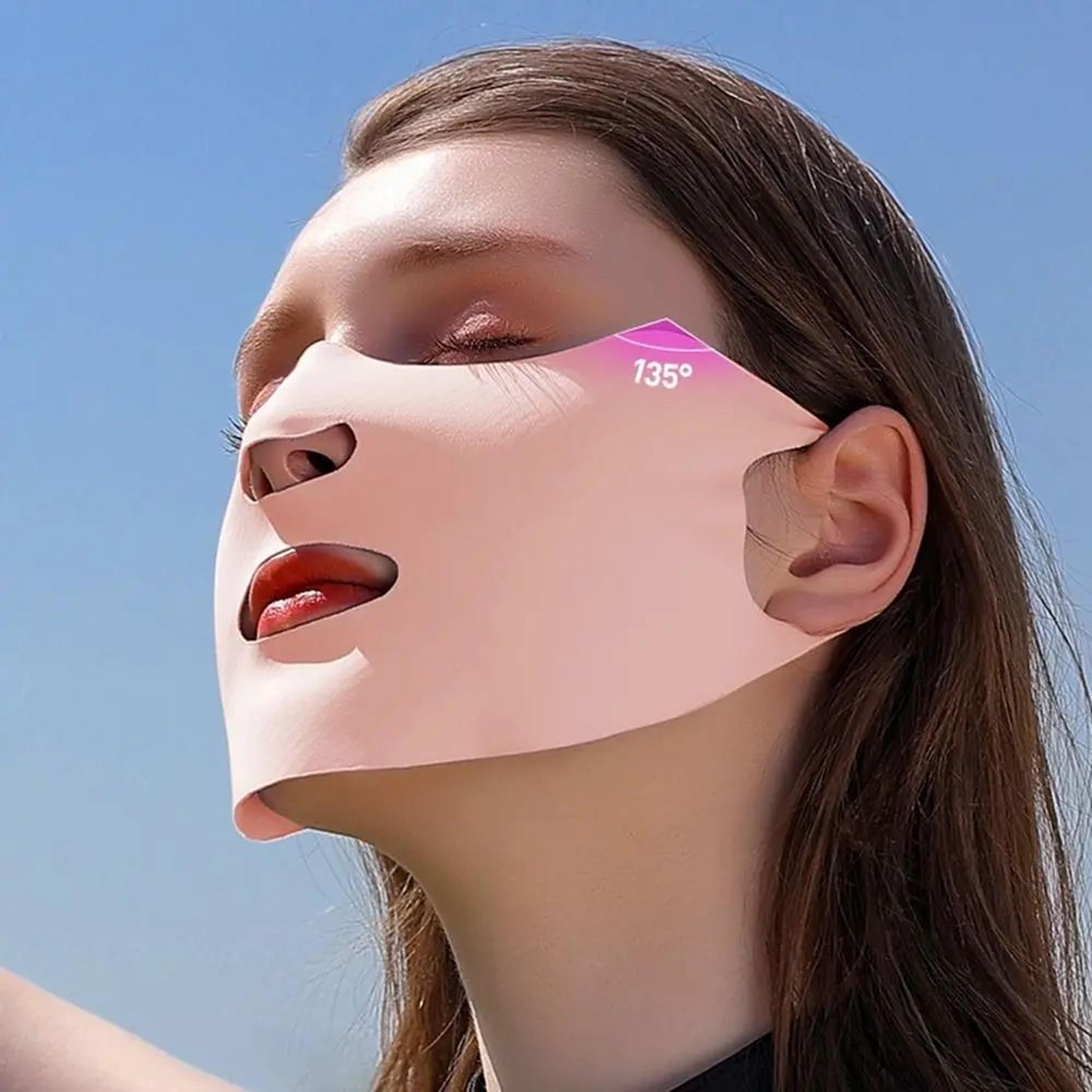 uv protection face mask breathable sun mask for cycling, hiking & outdoor sports