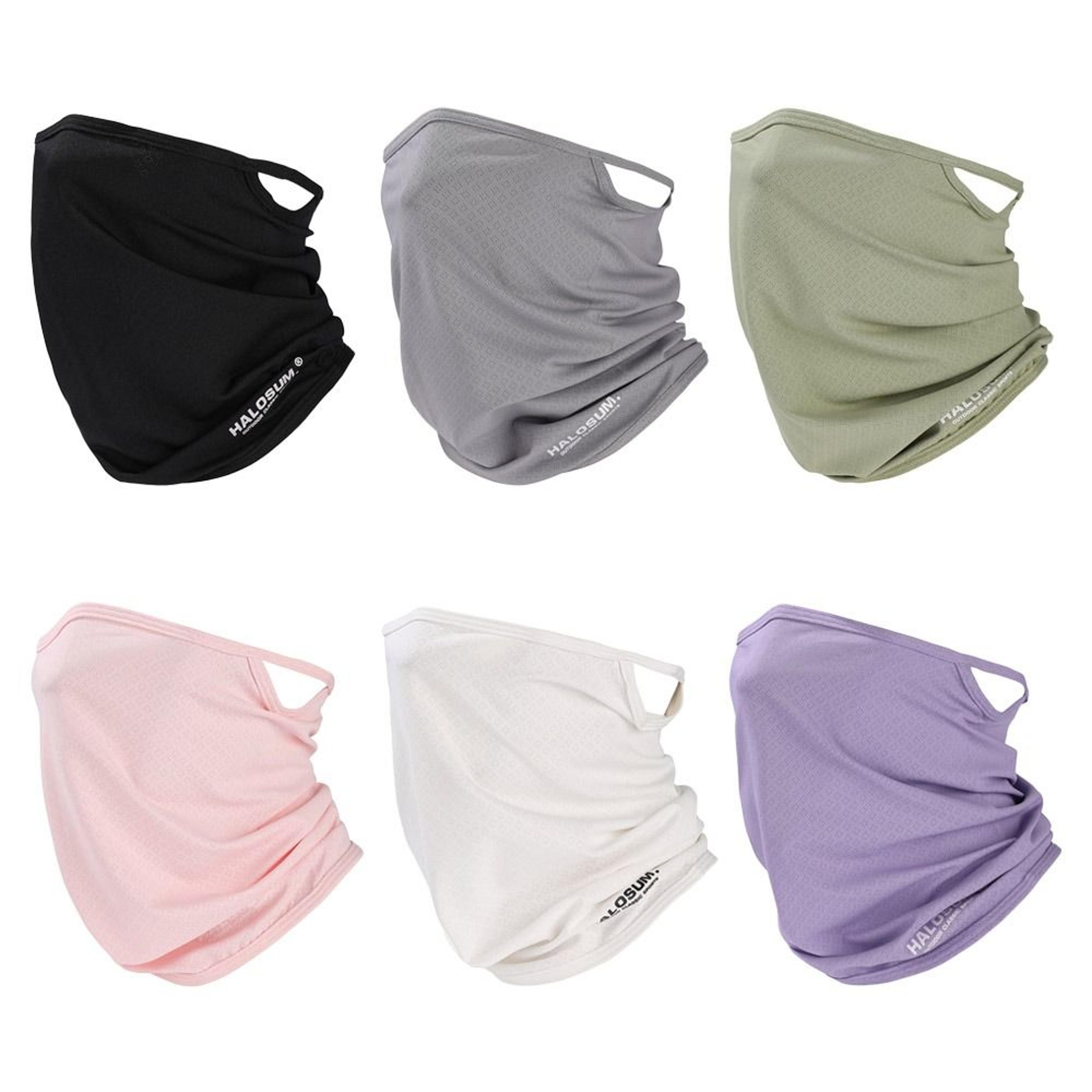 cooling ice silk uv protection face mask for cycling hiking fishing & outdoor sports