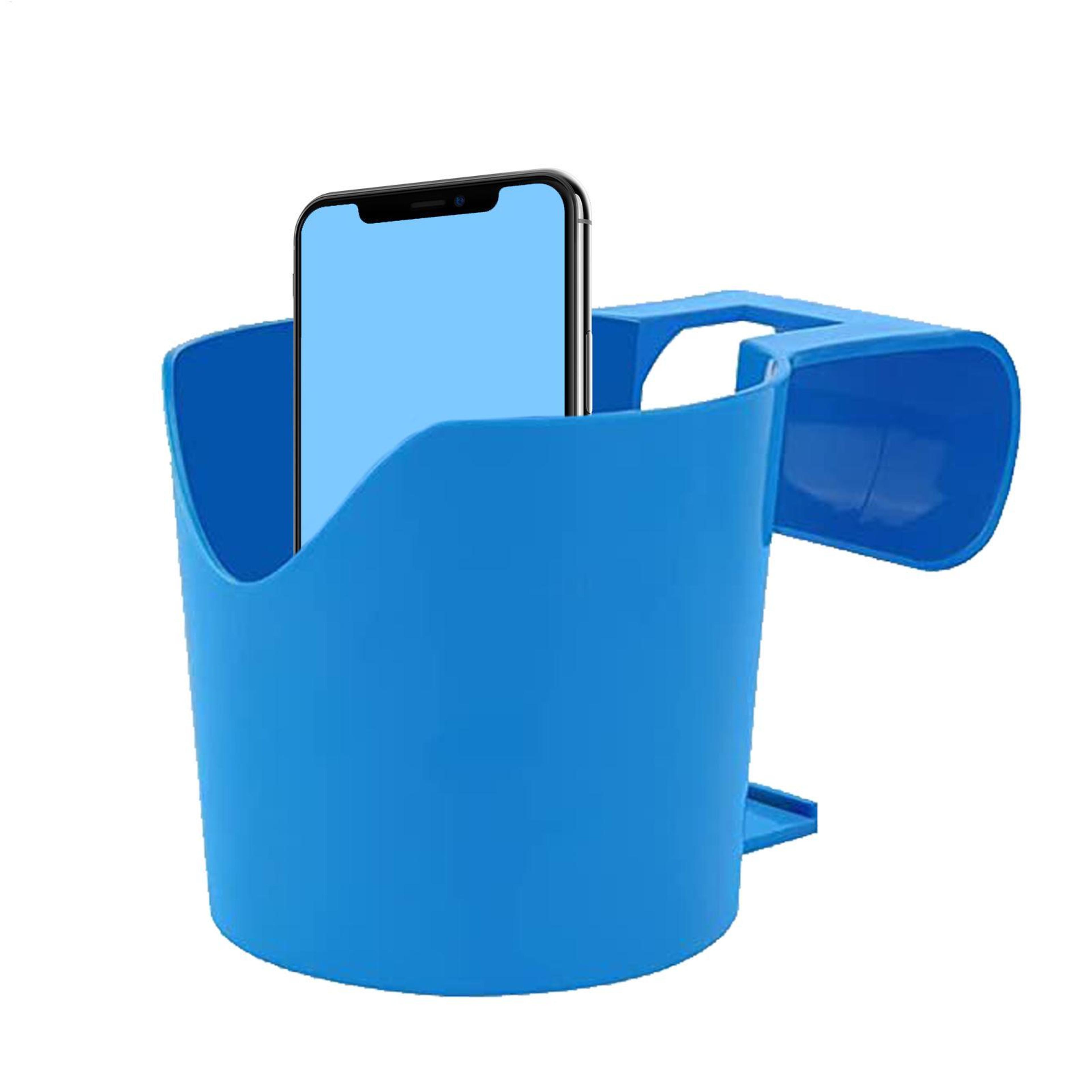 portable pool cup holder clip-on beverage organizer for hot tub, patio & outdoor drinks