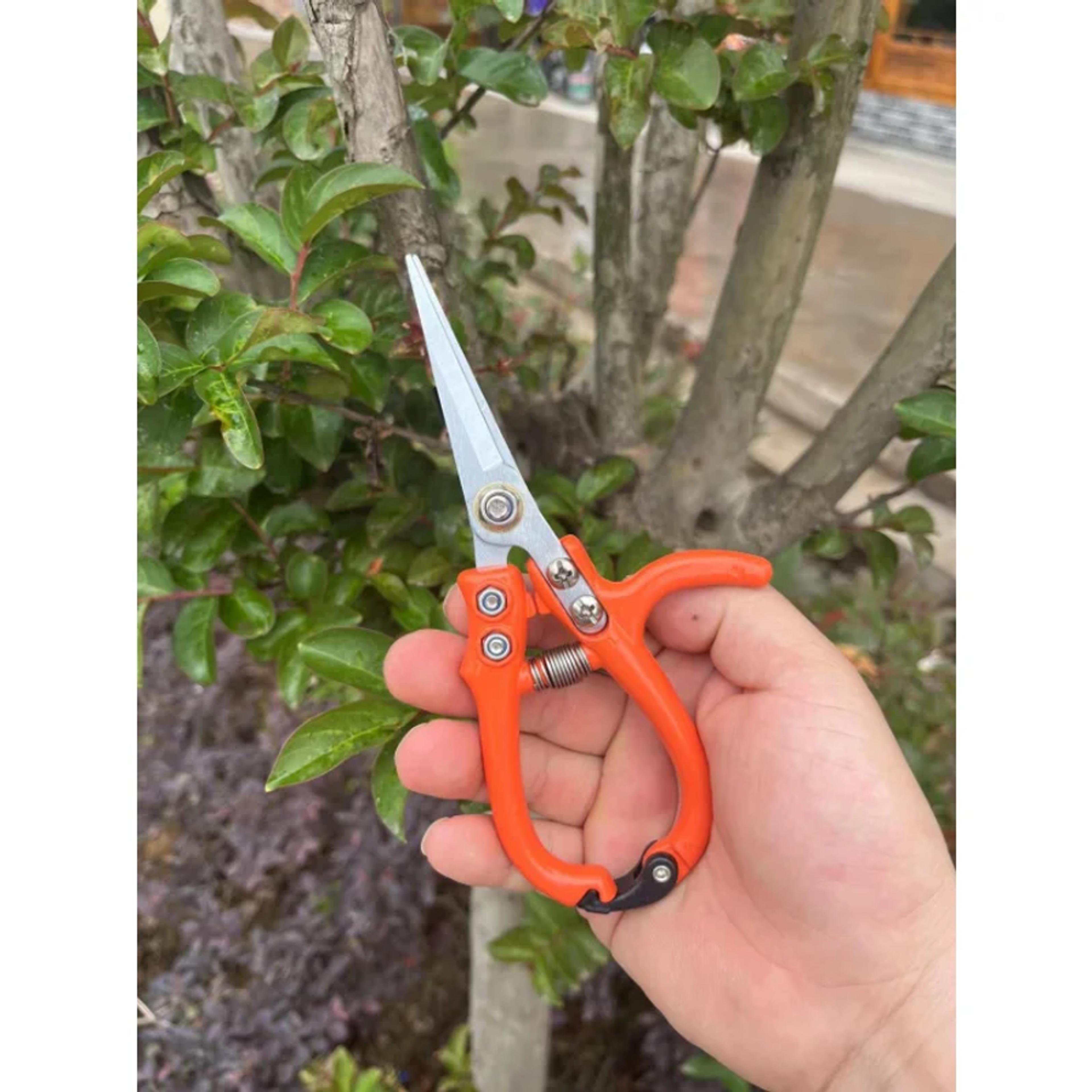 premium garden pruning shears stainless steel pruning scissors with safety lock