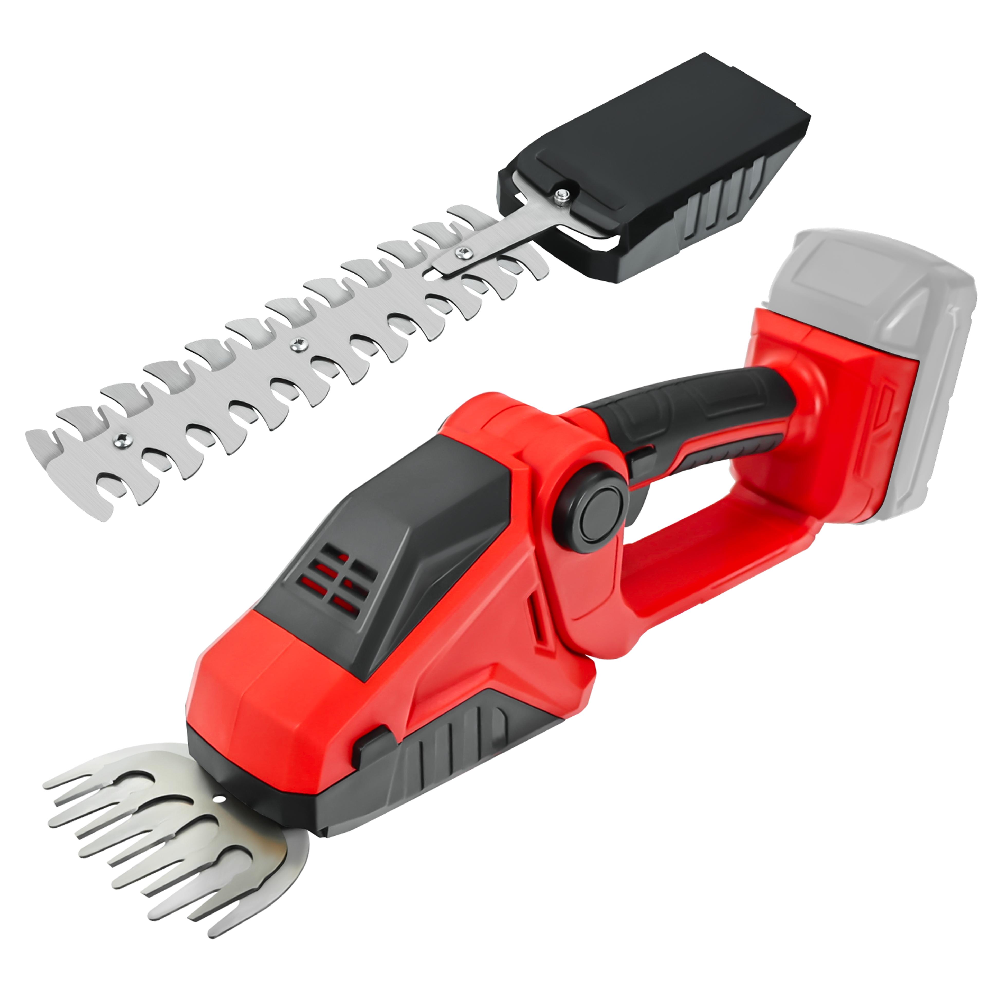cordless hedge trimmer 2 in 1 grass shears electric shrub trimmer for milwaukee 18v battery