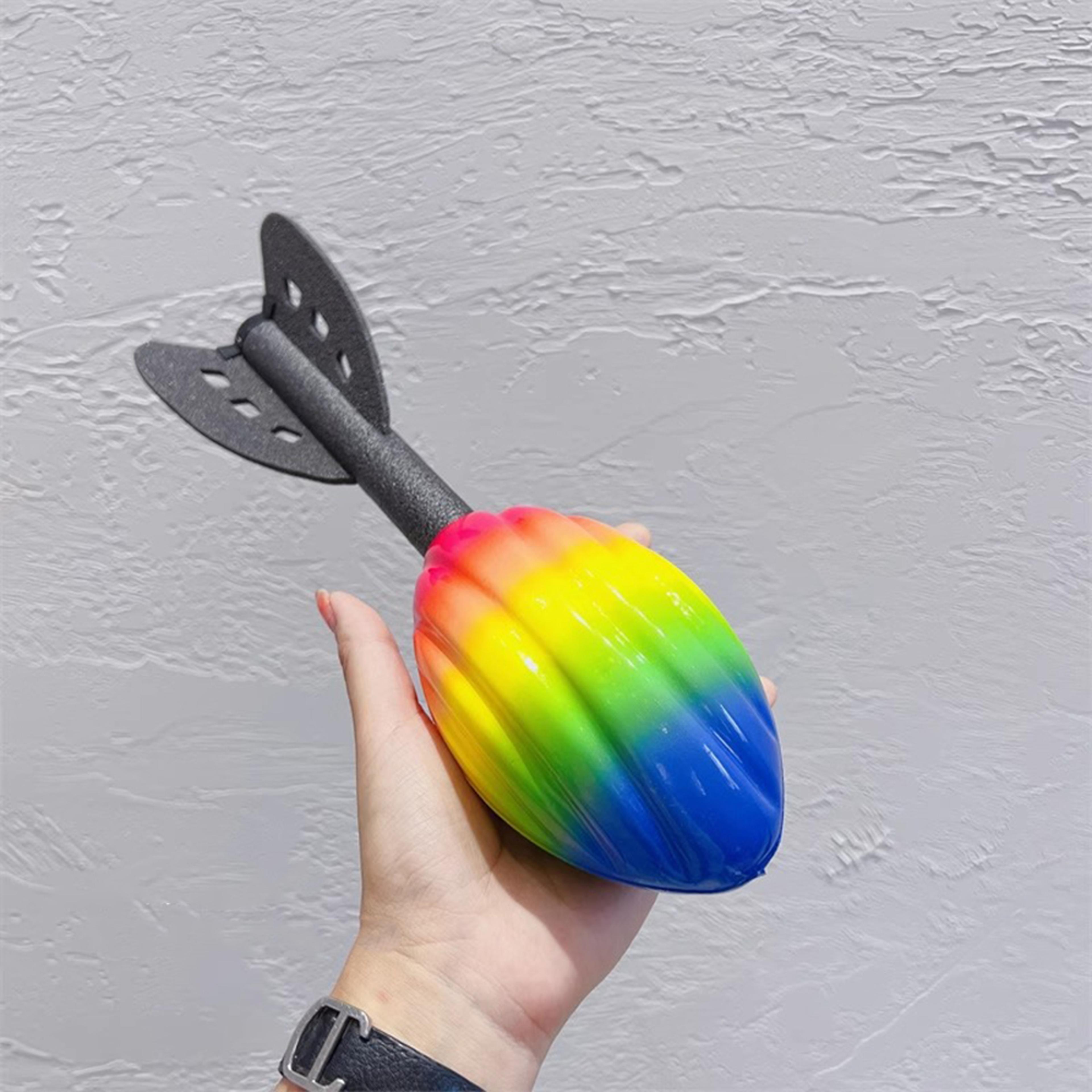 soft foam rocket dart throwing toy for kids outdoor games parent child play