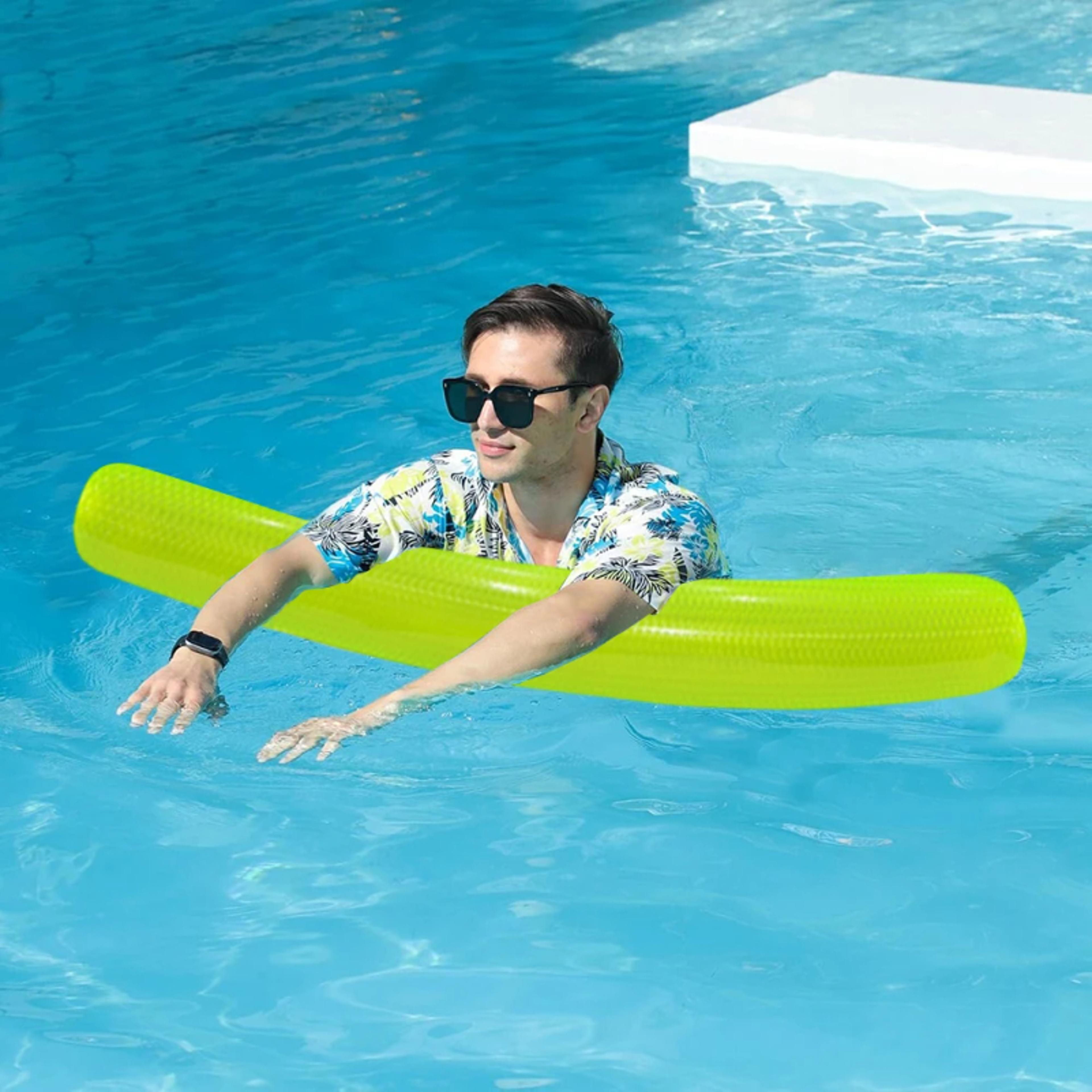 inflatable pool noodle float fun water lounge for pool parties & relaxation