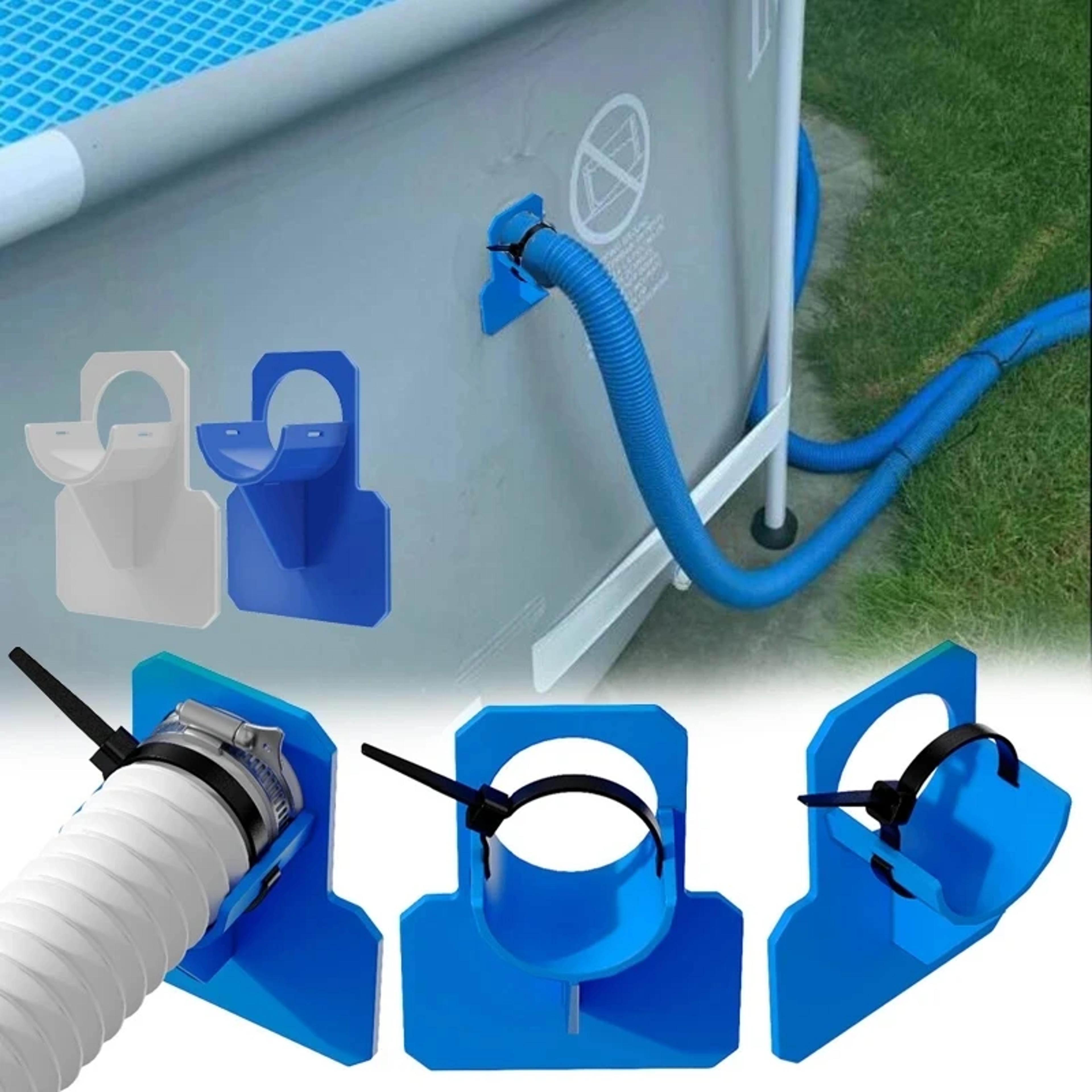 heavy duty pool hose holder for above ground pools compatible with intex & bestway 30-38mm pipes