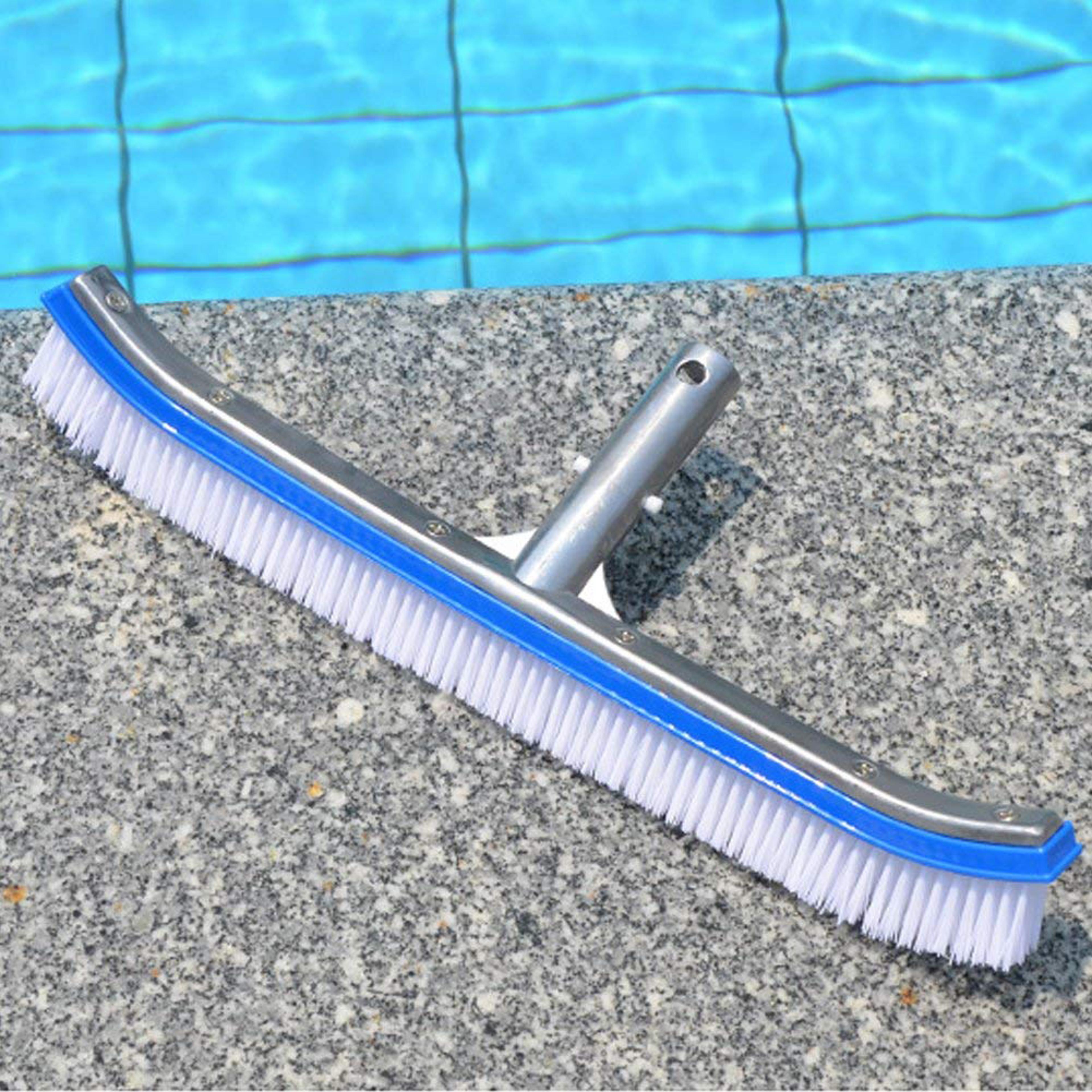 heavy duty pool brush head for inground pool walls and floors
