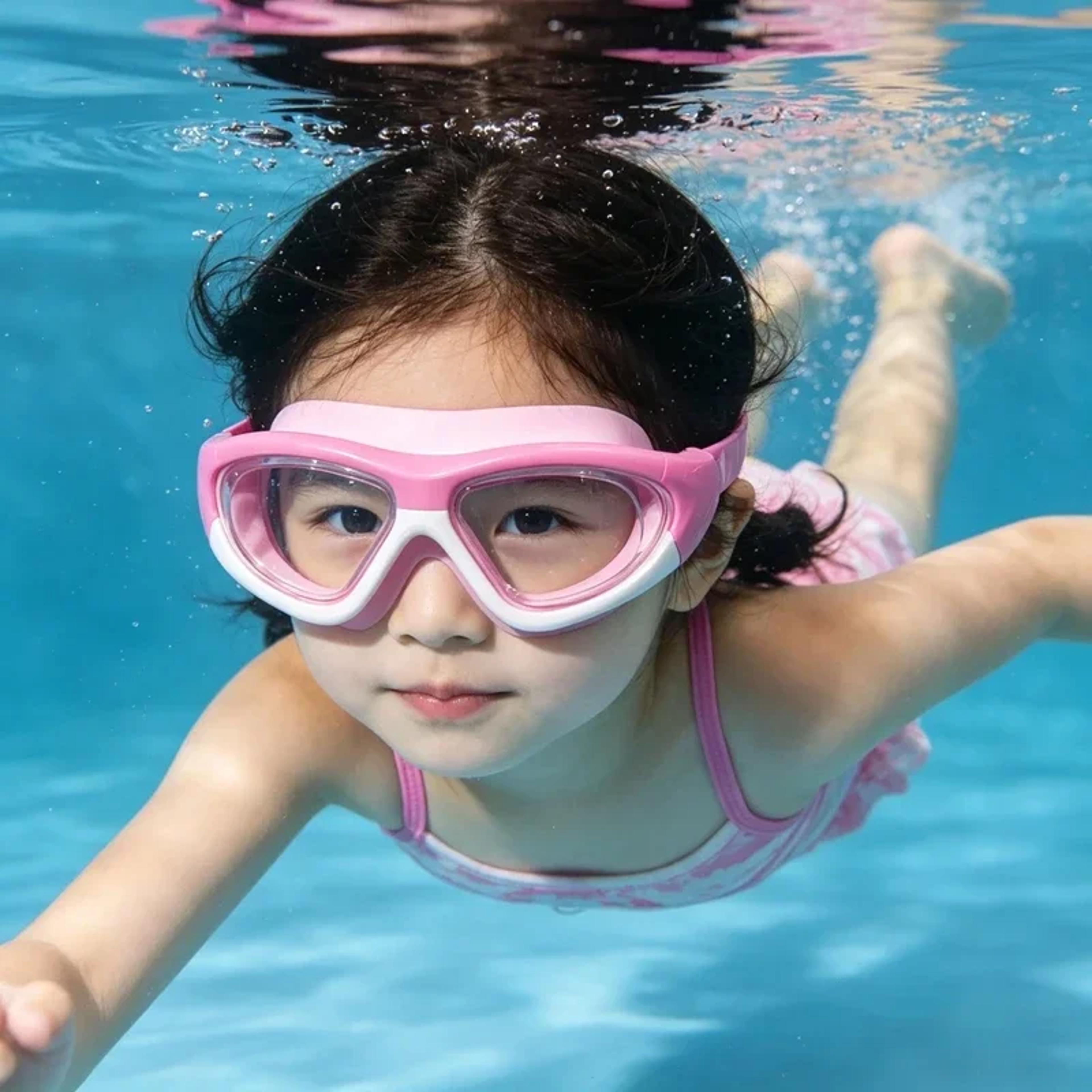 kids anti fog swim goggles with earplugs waterproof swimming goggles for boys and girls