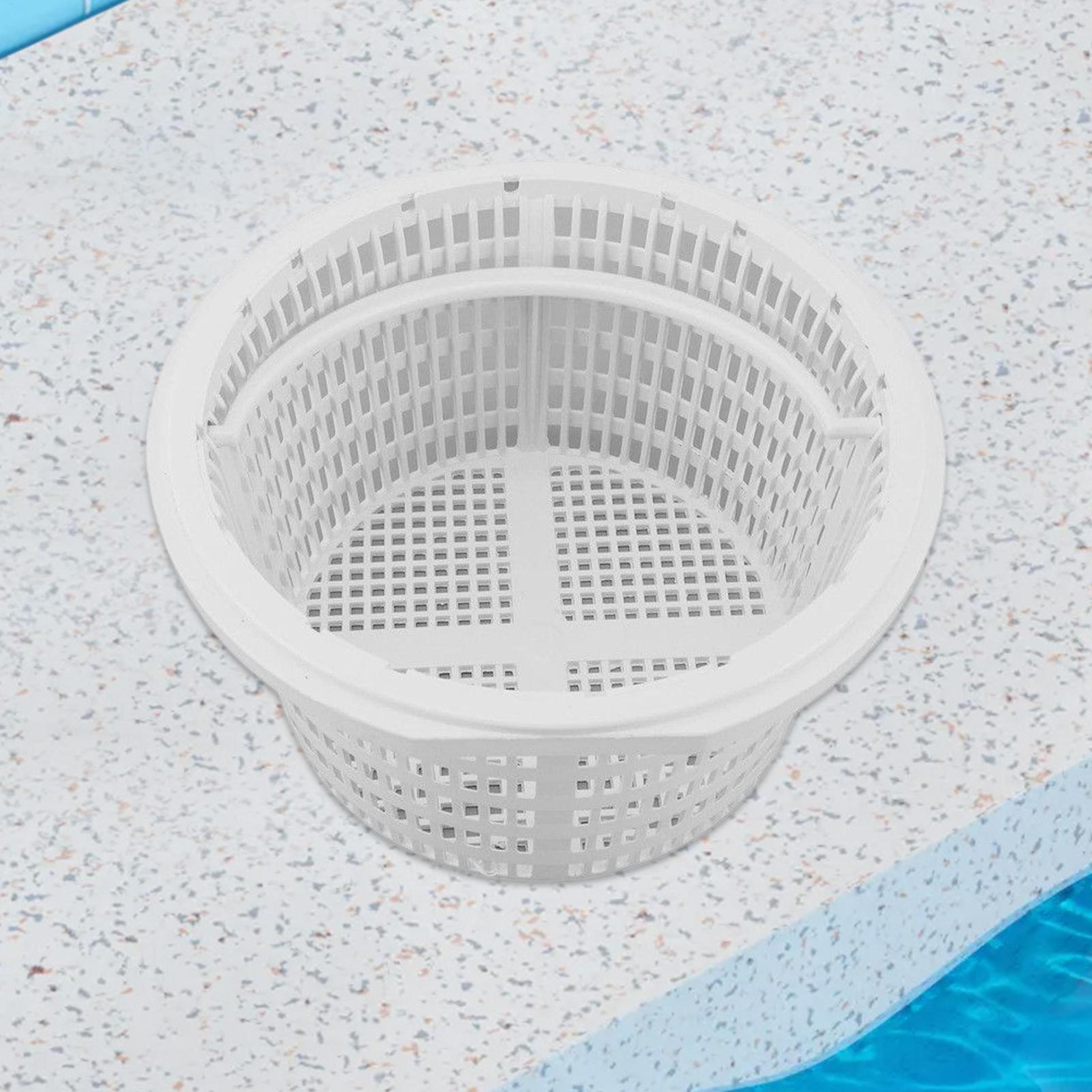 heavy duty pool skimmer basket replacement for in ground pool and spa leaf collection