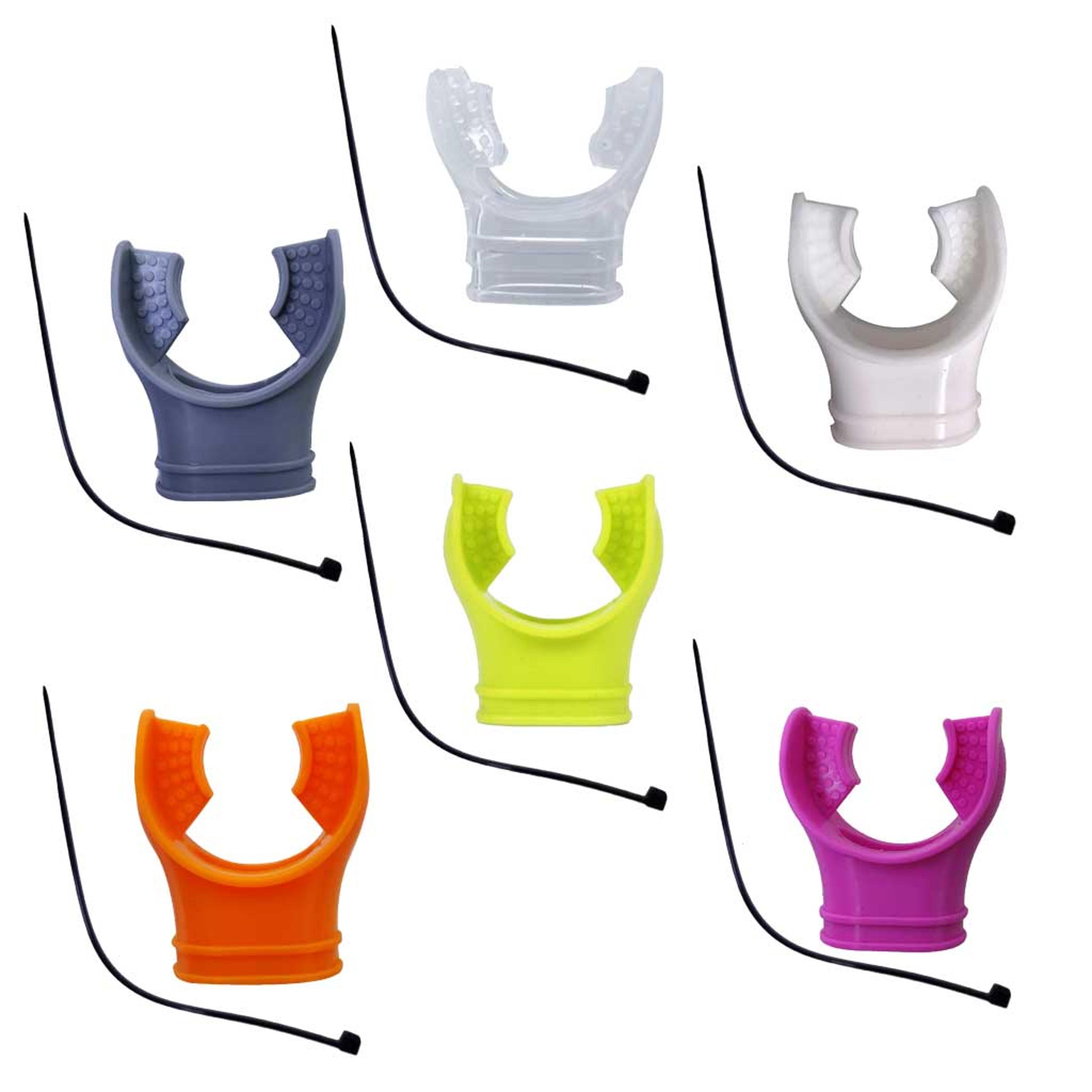 comfortfit scuba regulator mouthpiece silicone replacement for snorkel & octopus second stage