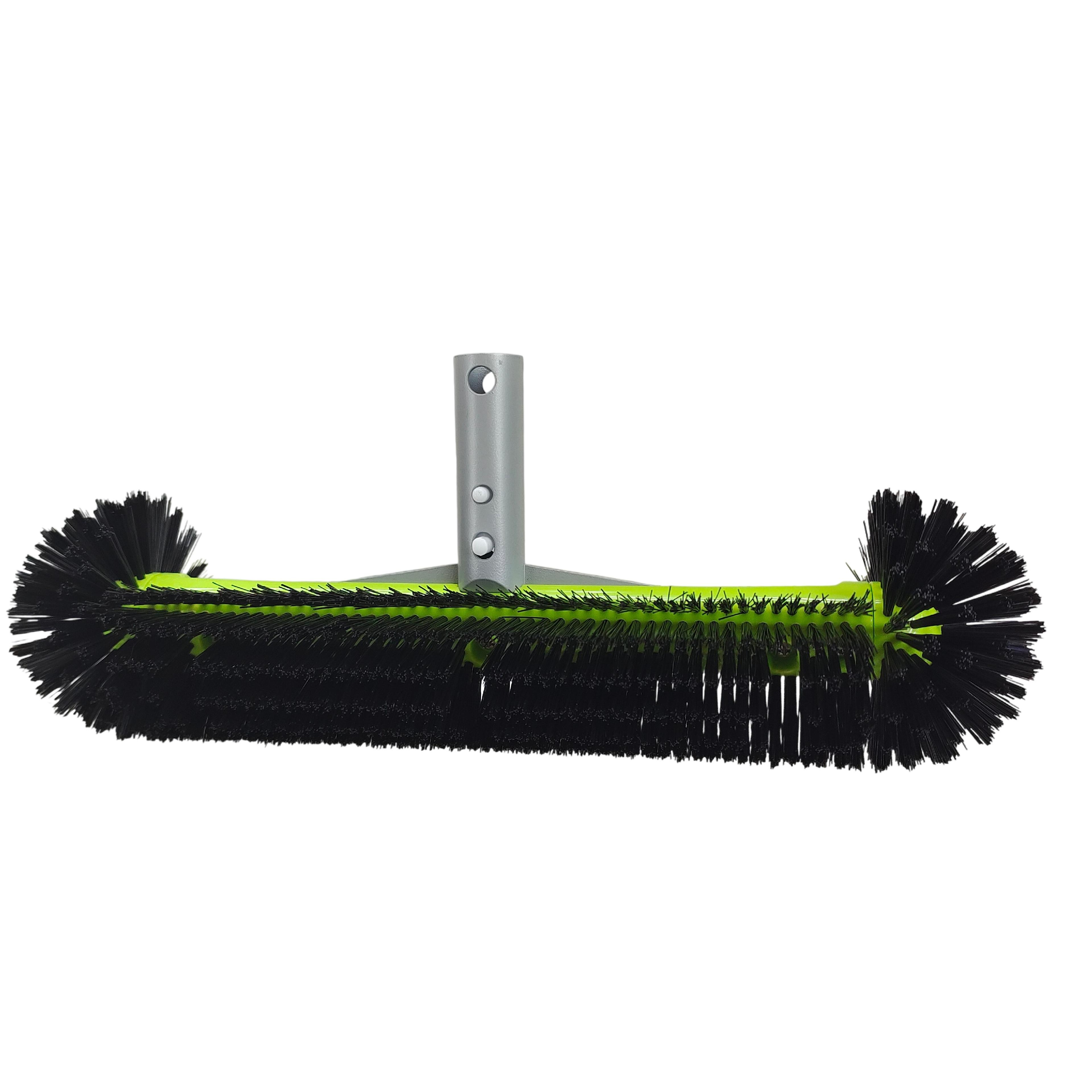 heavy duty pool brush head aluminum pool wall brush with 7 row nylon bristles