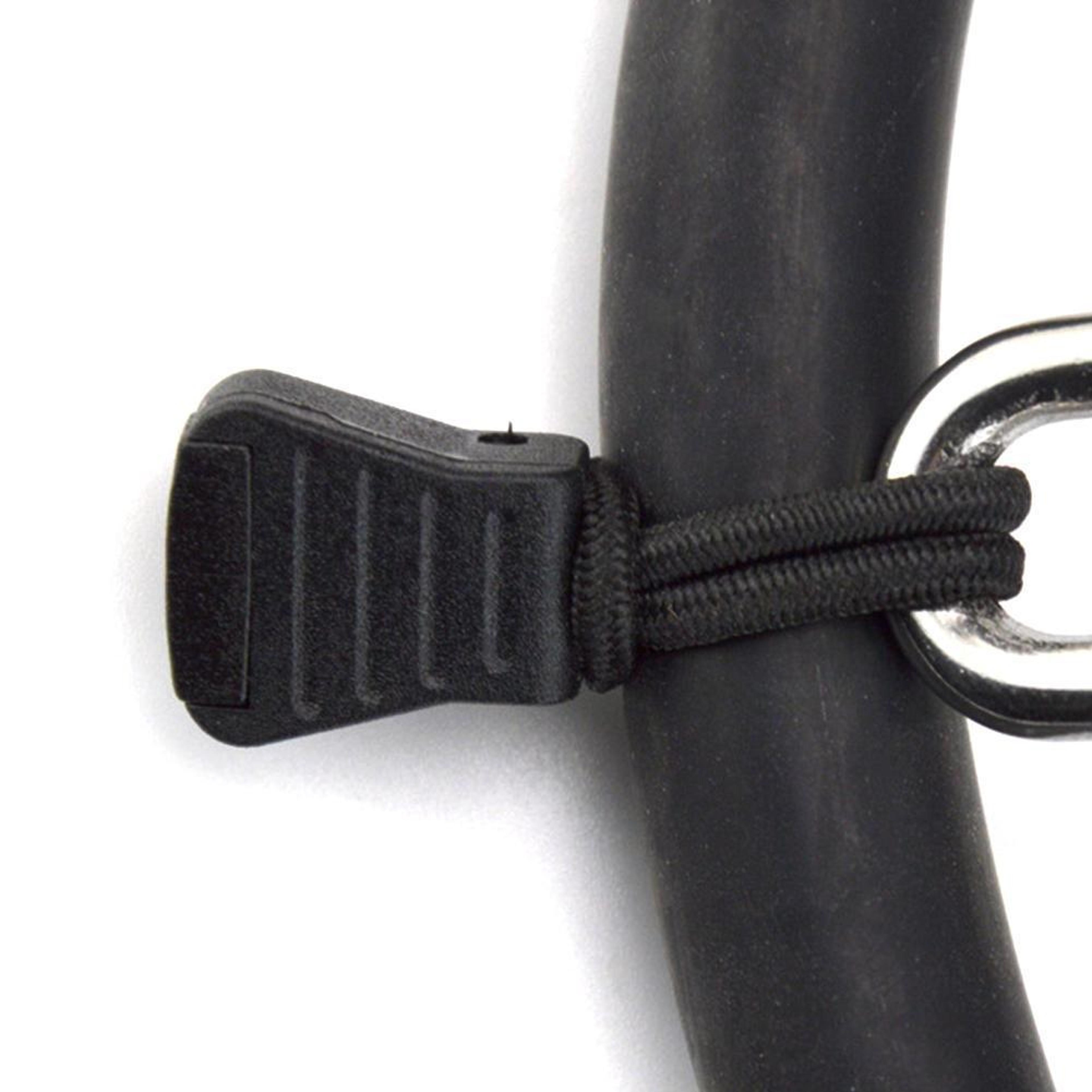 scuba diving hose retainer clip with scuba hose retainer bungee for snorkeling & dive gear
