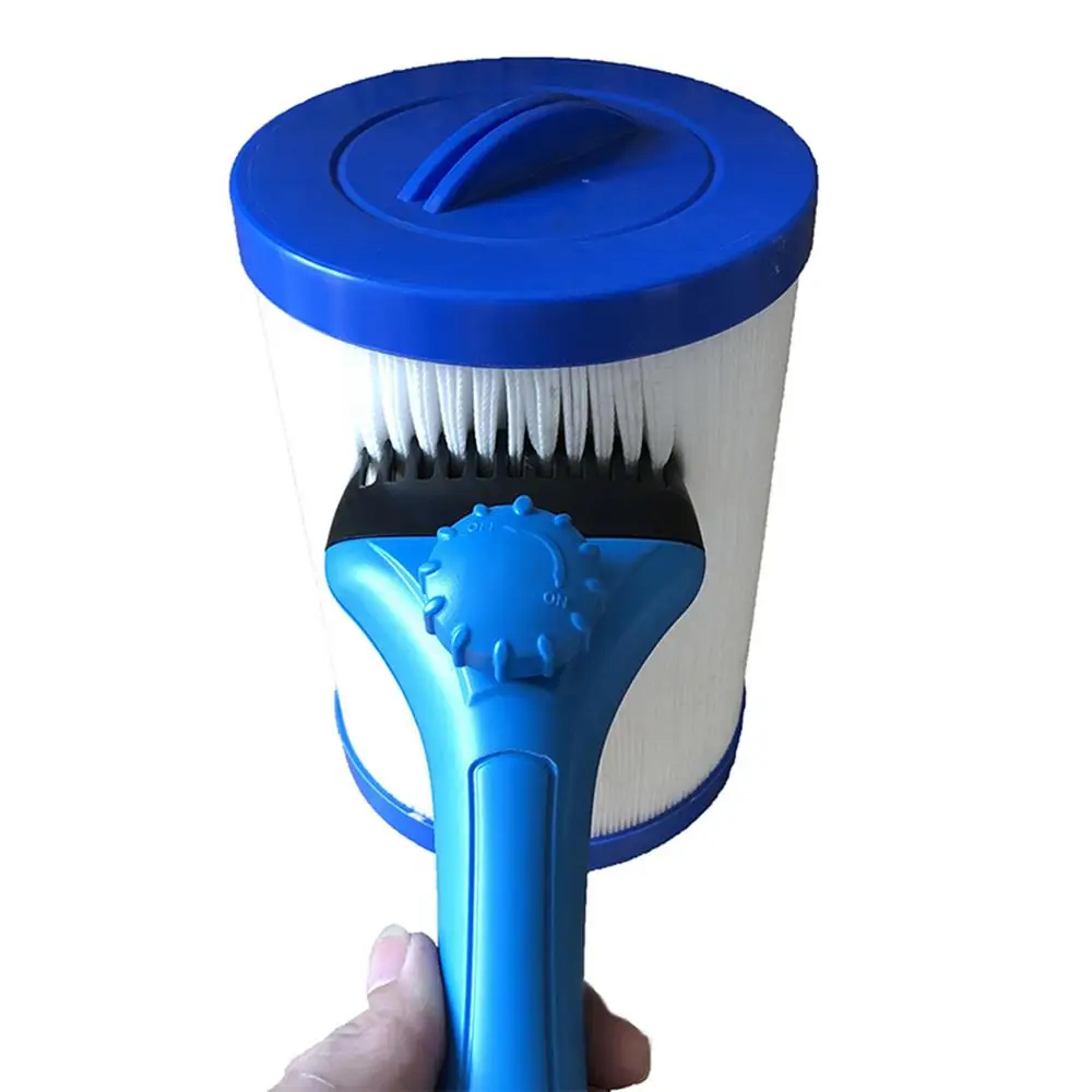 pool filter cartridge cleaner handheld water cleaning brush for swimming pool & spa filters