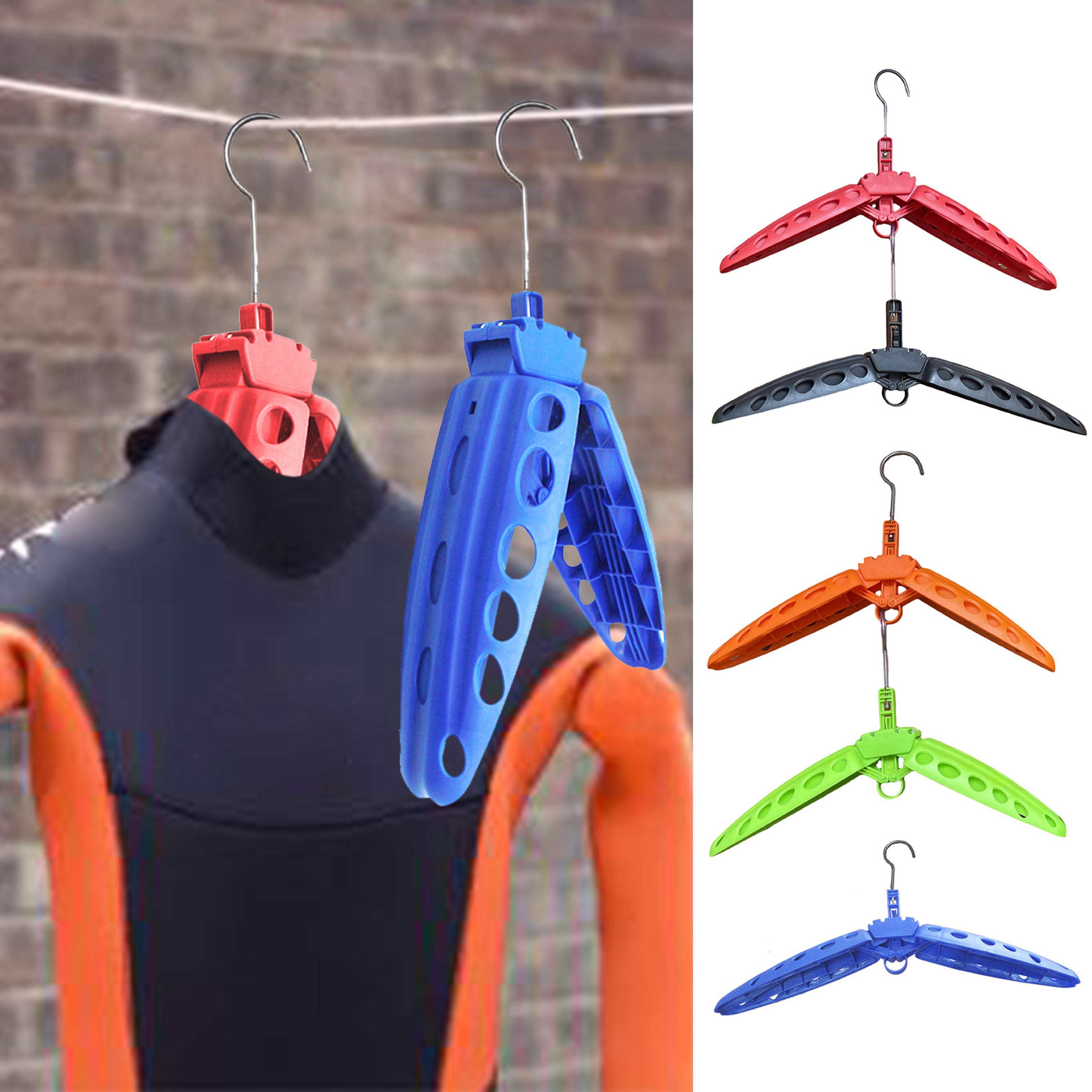 foldable wetsuit hanger for surfing & diving quick dry heavy duty gear rack