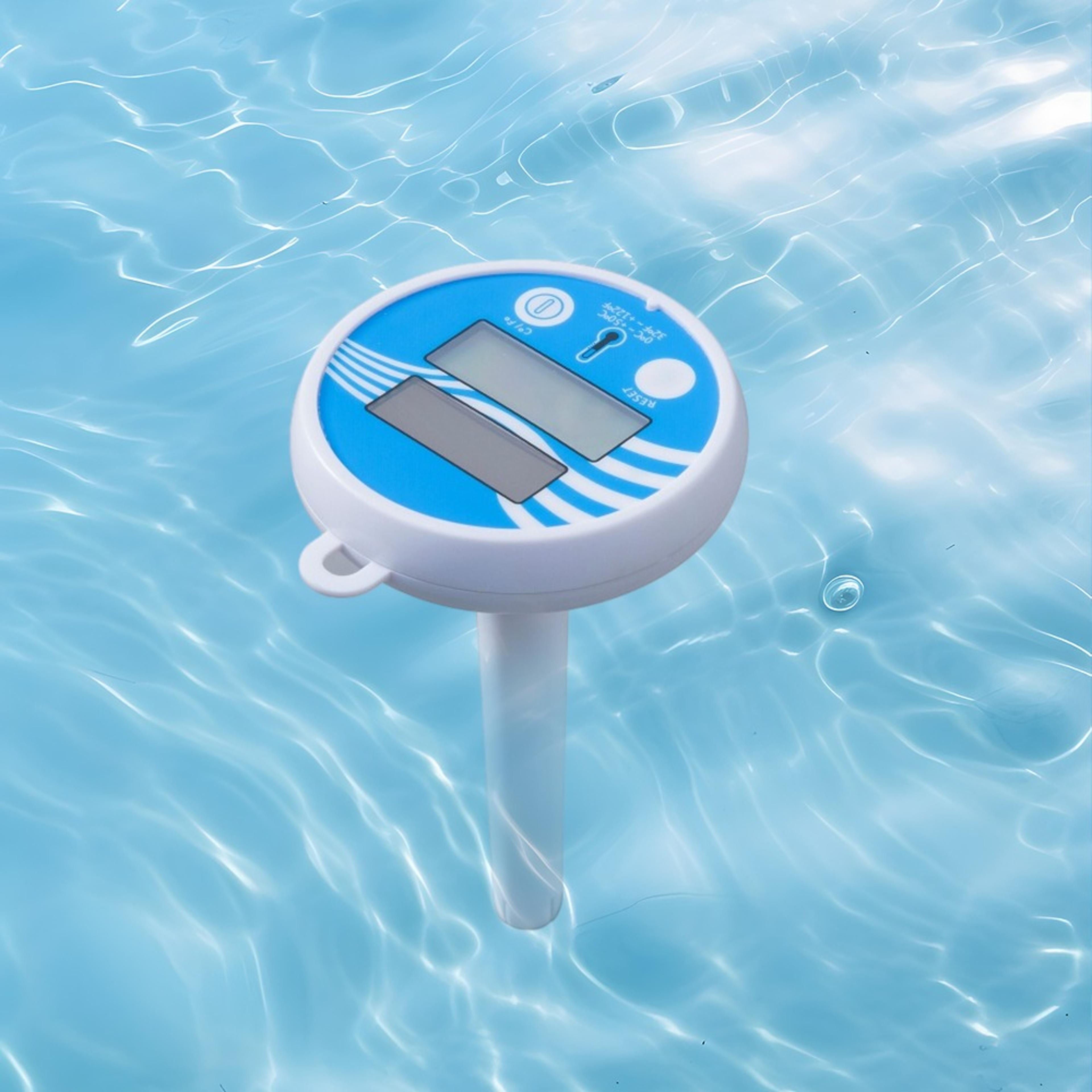 solar floating pool thermometer waterproof pool water temperature gauge