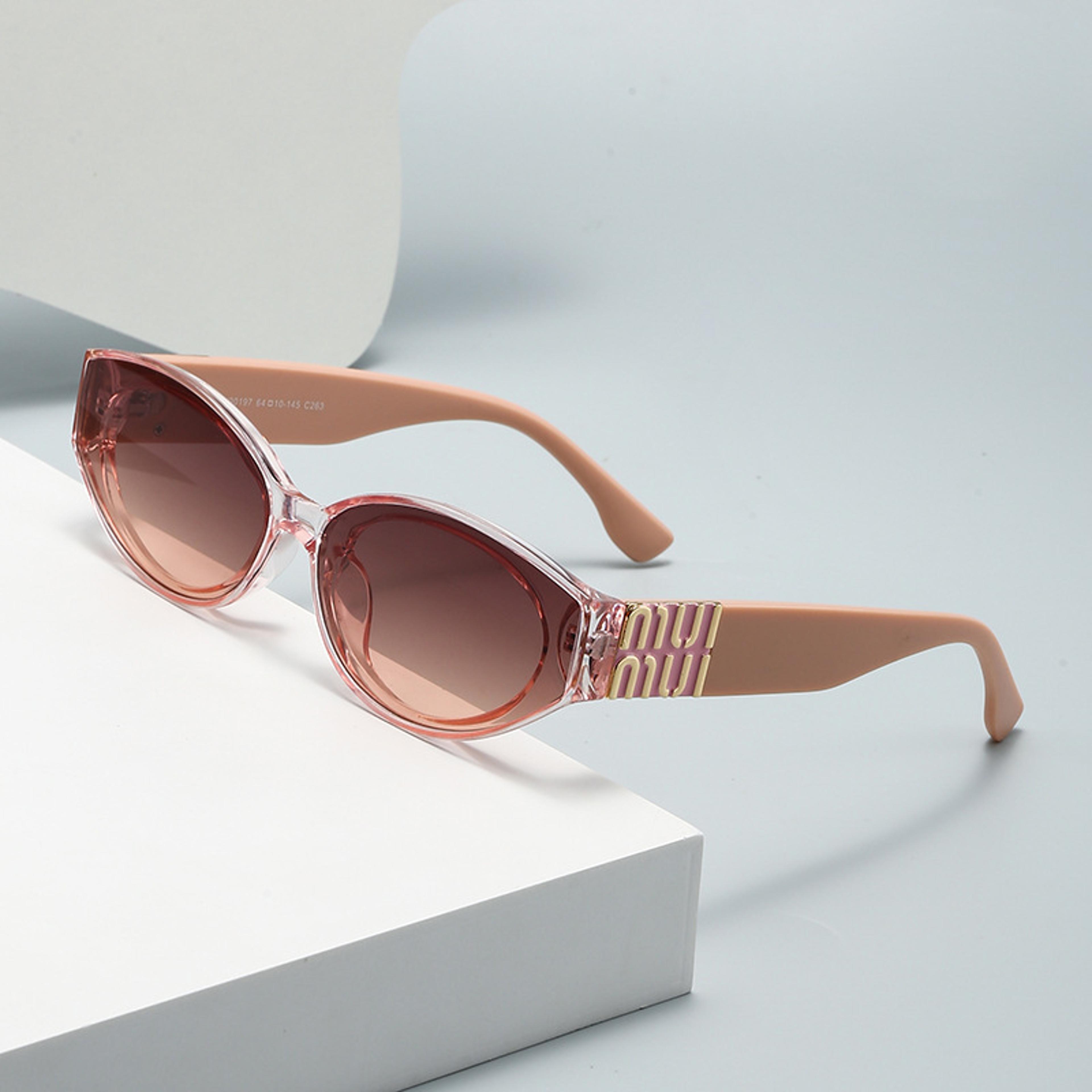 retro oval sunglasses uv400 vintage designer unisex sunglasses for women & men