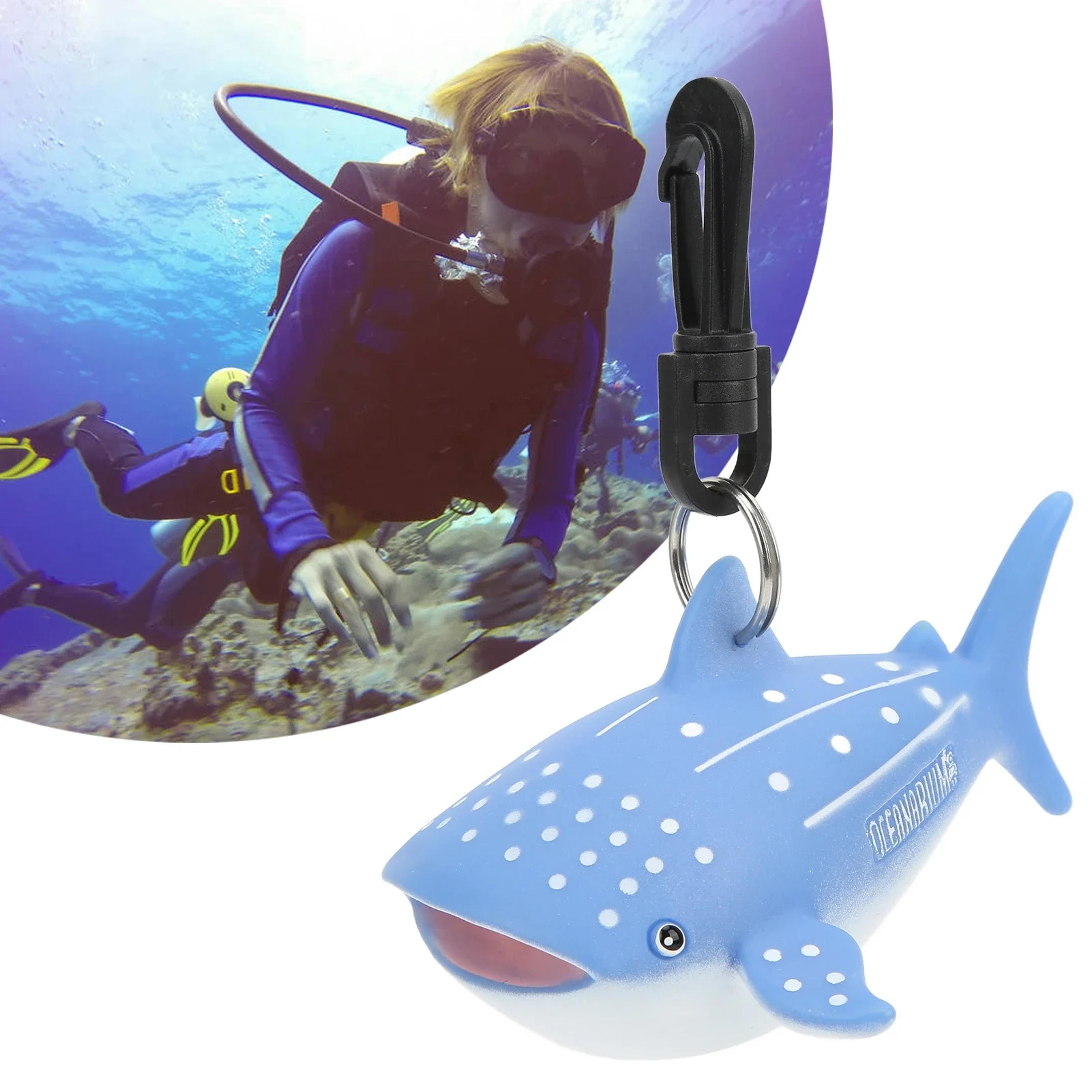 cartoon fish scuba regulator mouthpiece cover with clip dustproof second stage protector