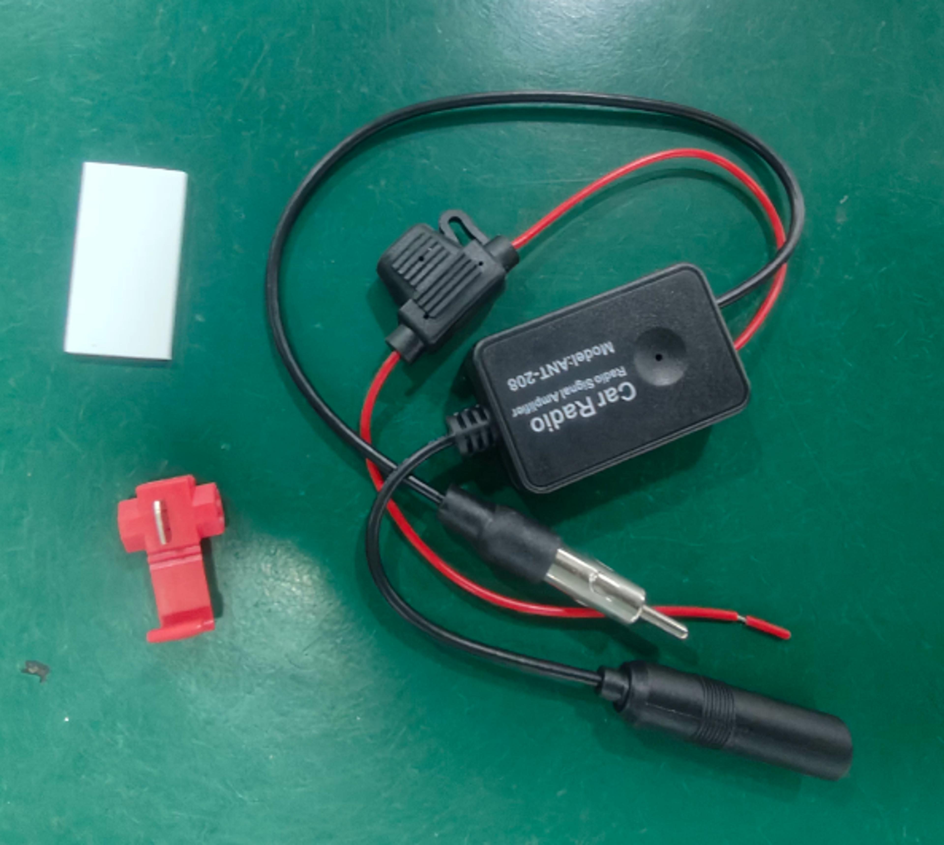 12v active fm car radio antenna amplifier signal booster for clear reception
