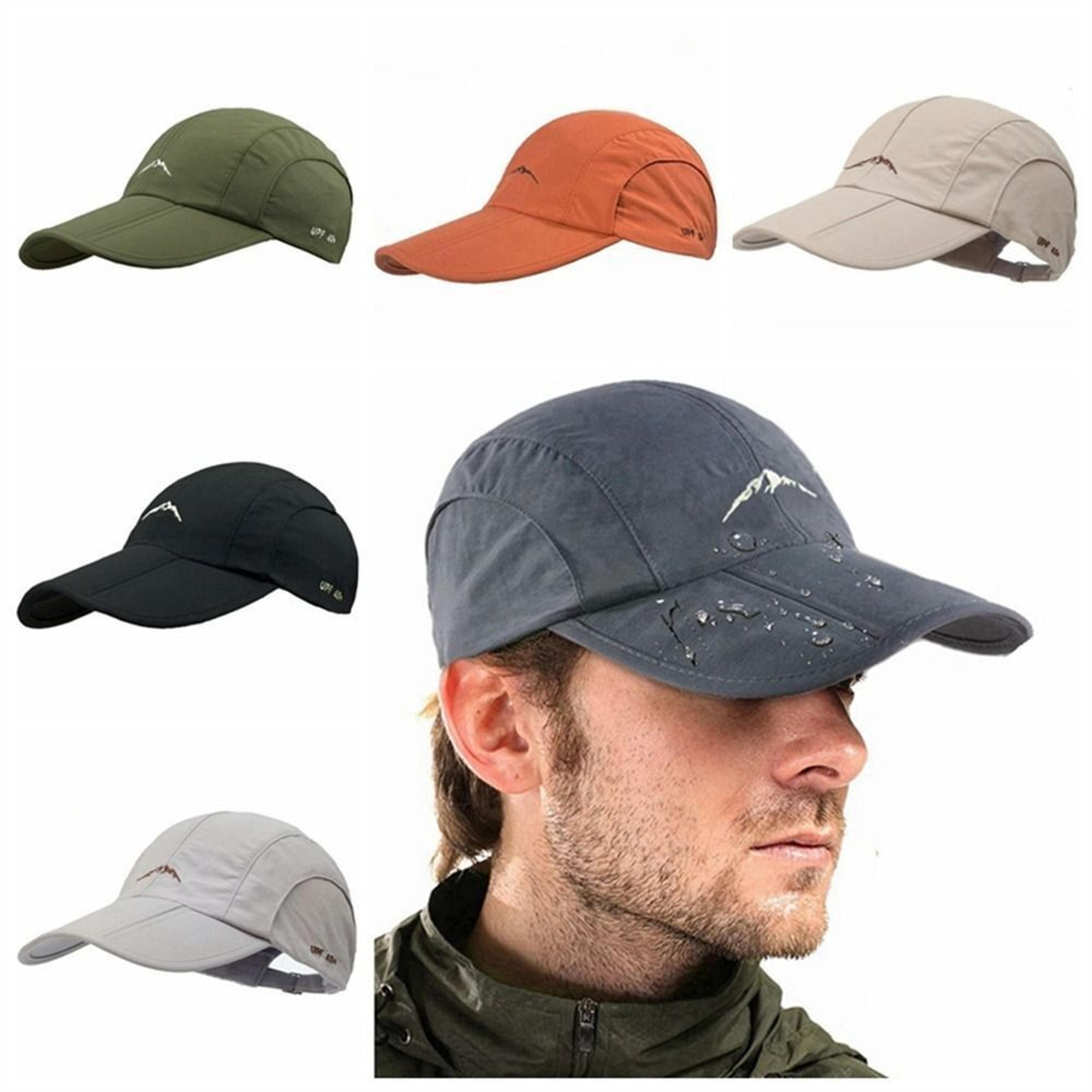 waterproof baseball cap foldable sun hat with uv protection for hiking fishing travel