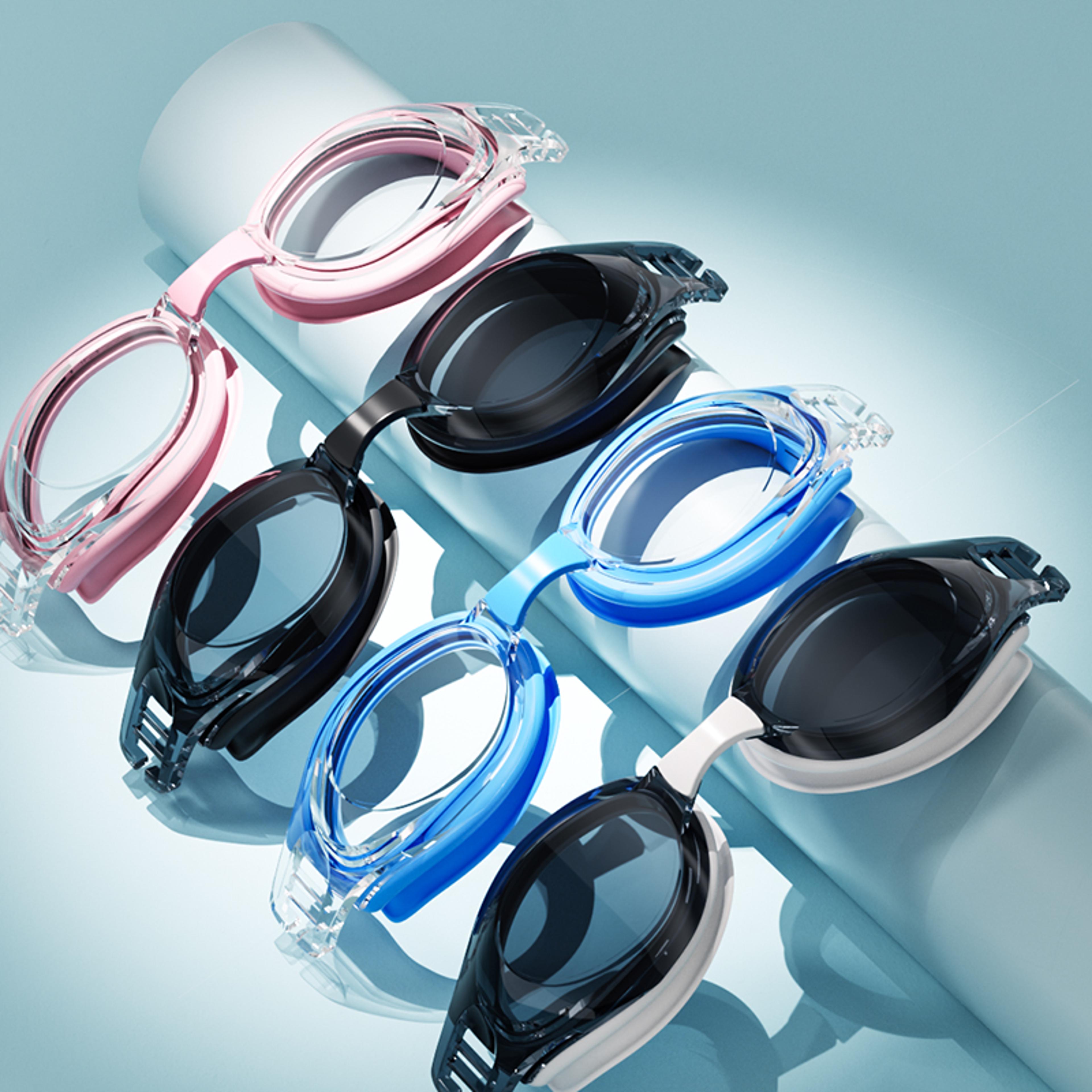 hd swimming goggles with anti fog lens, uv protection & waterproof seal for adults
