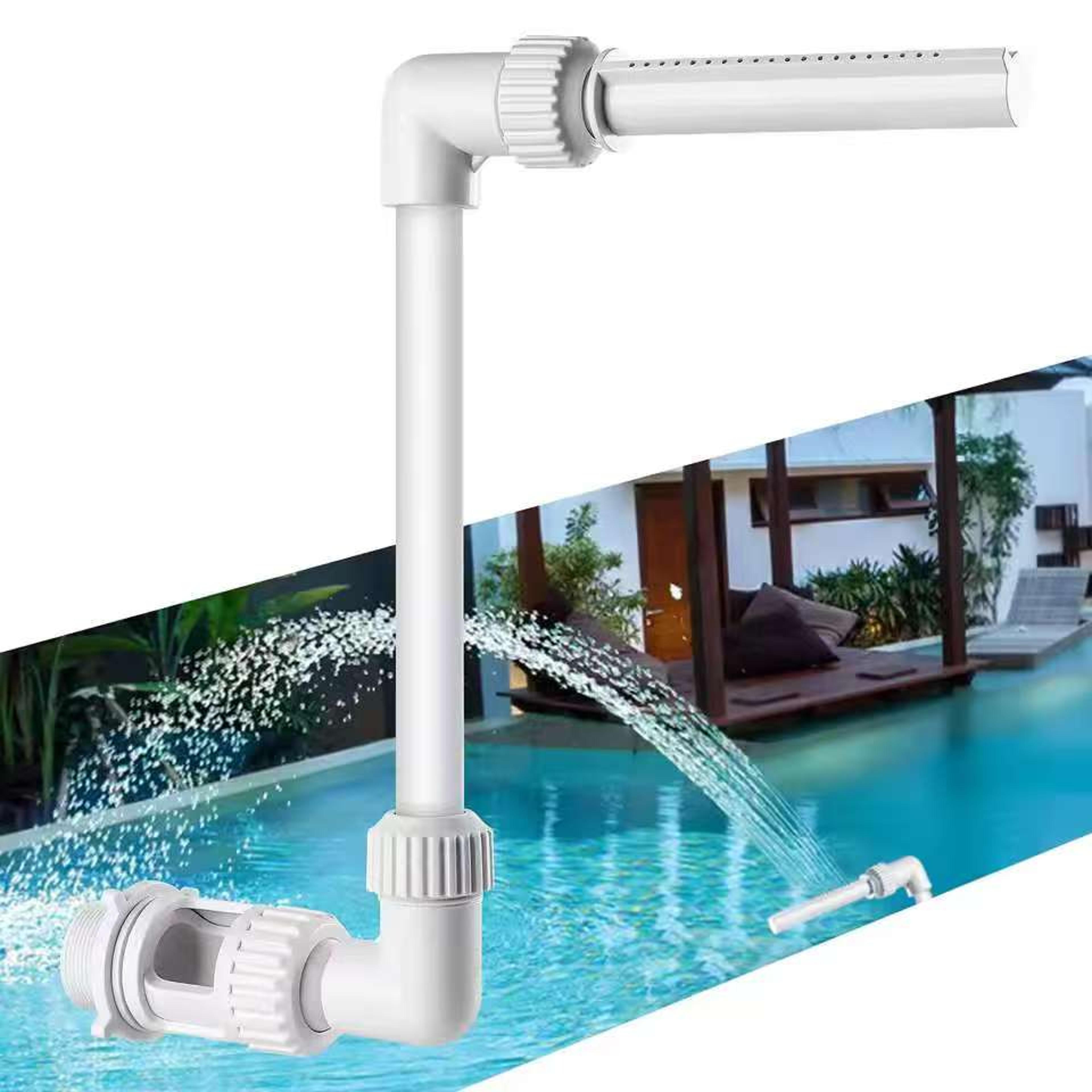 pool waterfall fountain kit for swimming pools and spas easy install pool spray fountain