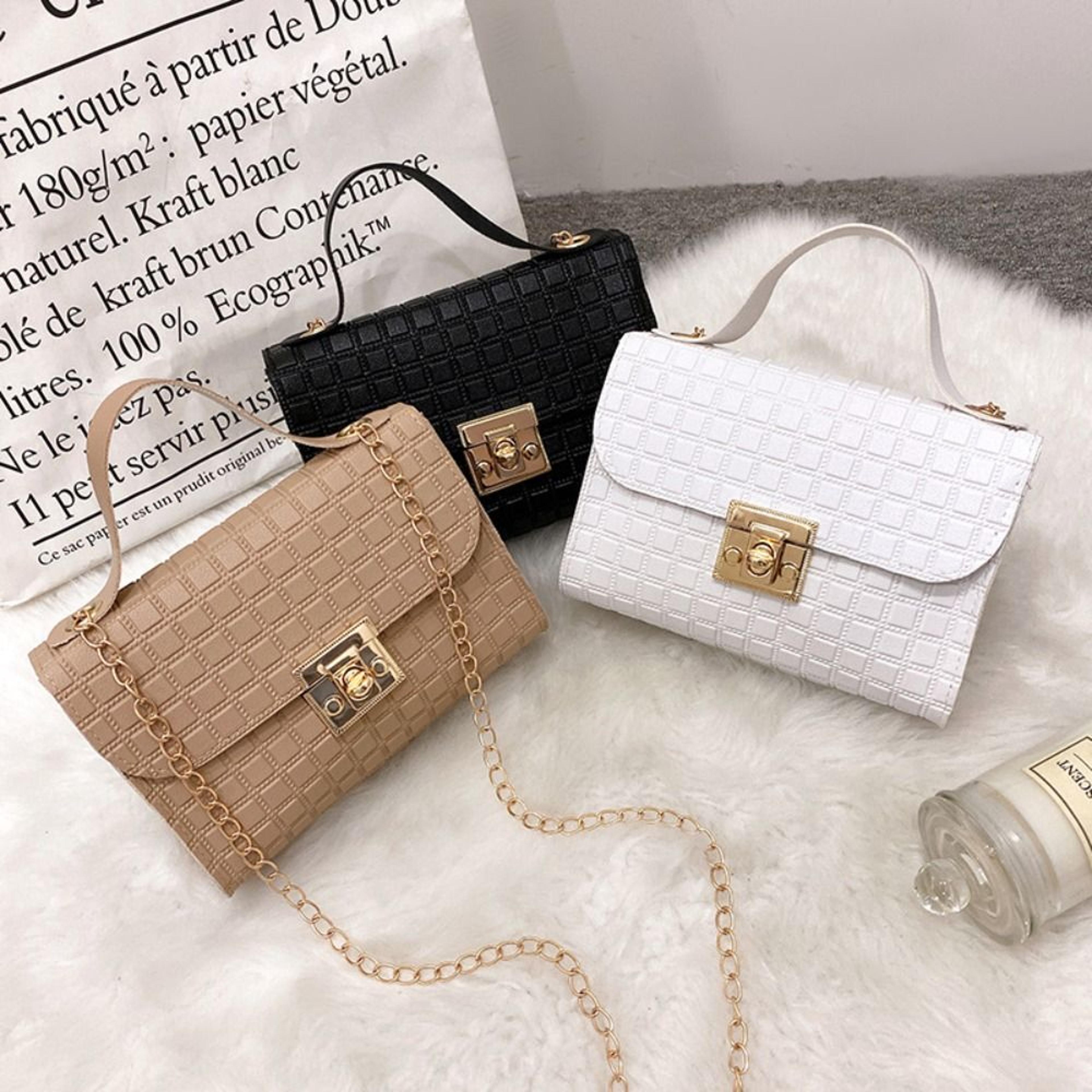 elegant chain shoulder bag for women minimalist pu leather crossbody & large capacity tote