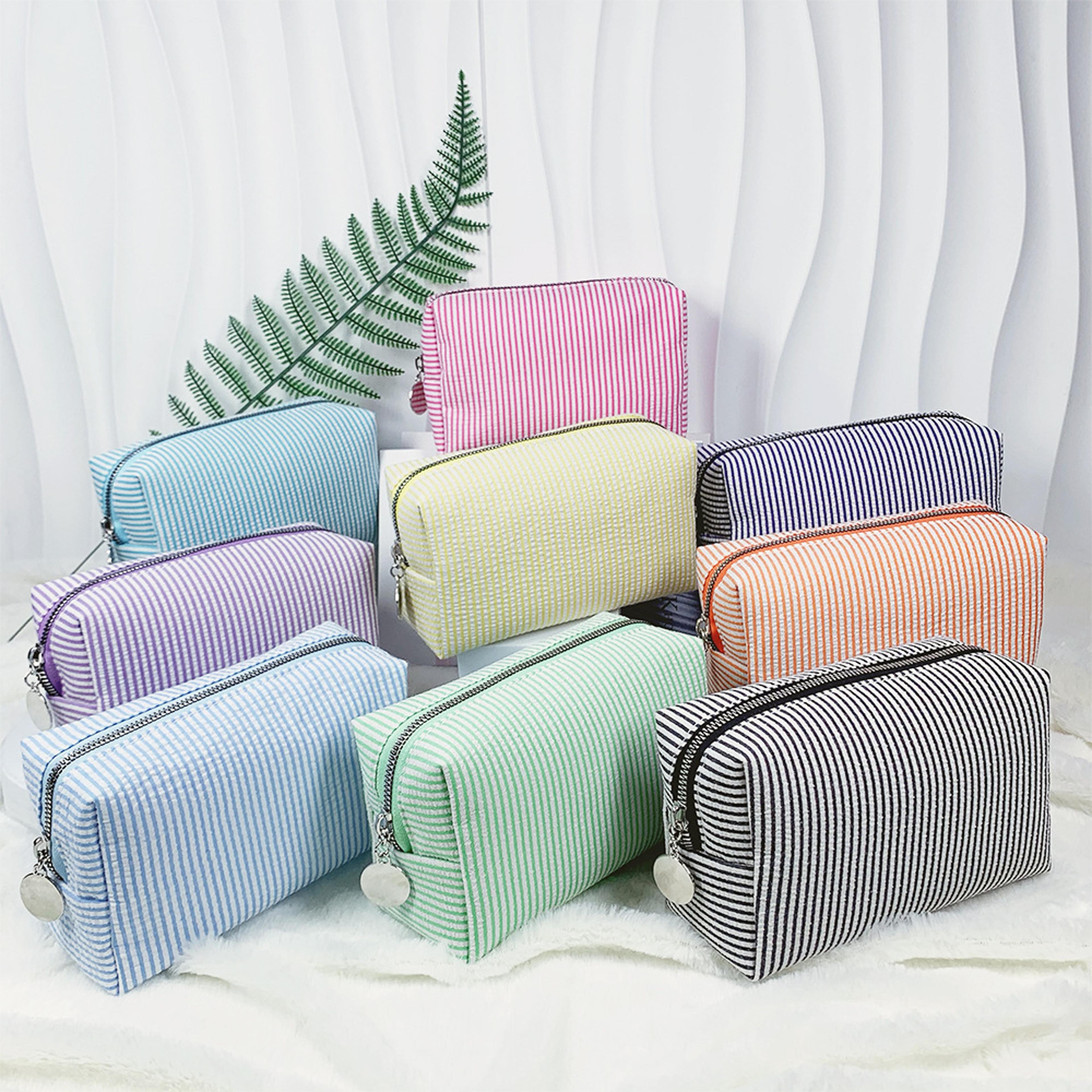 elegant ruffle travel makeup bag cosmetic bag with zipper makeup organizer