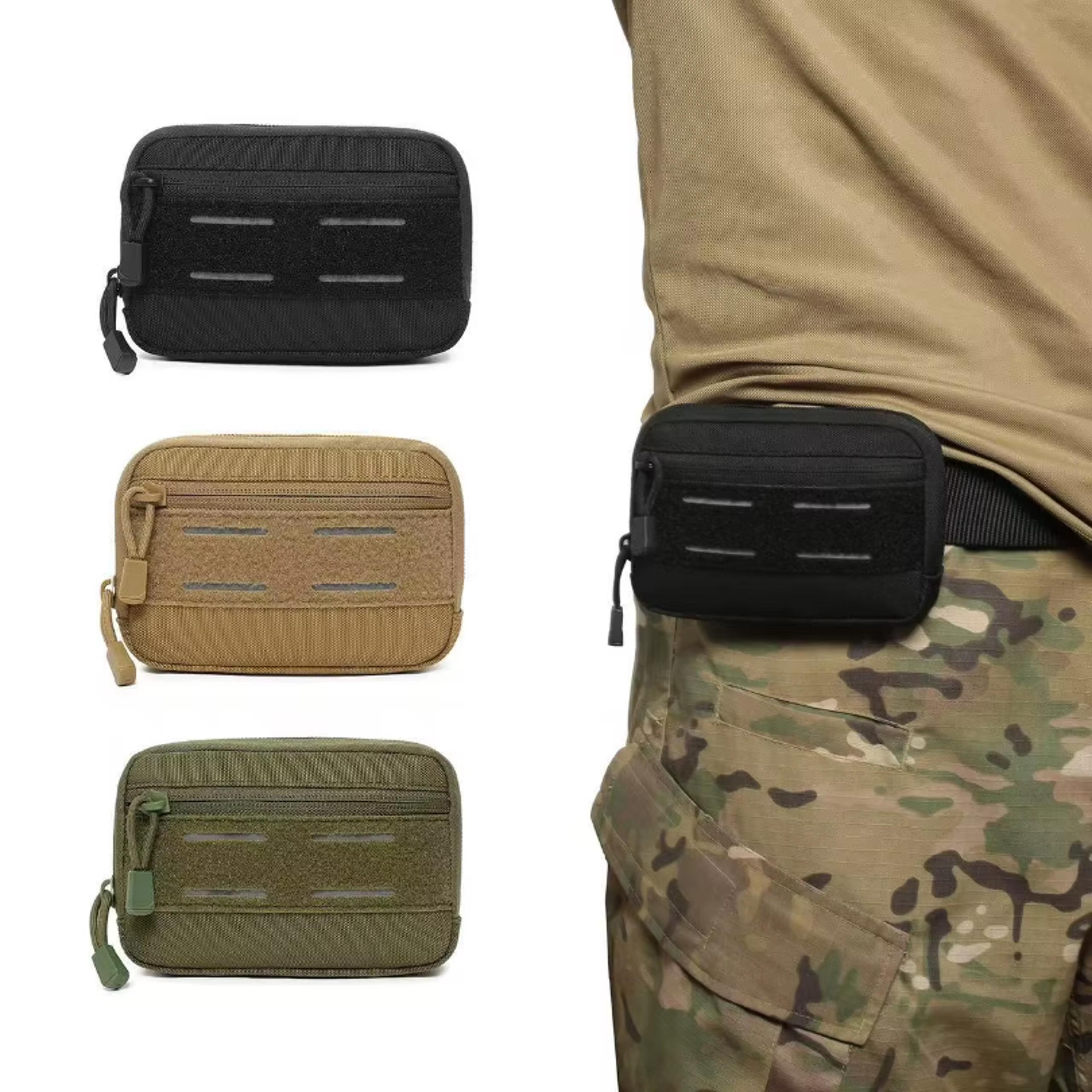 tactical molle edc utility pouch waist bag for camping hiking & emergency gear