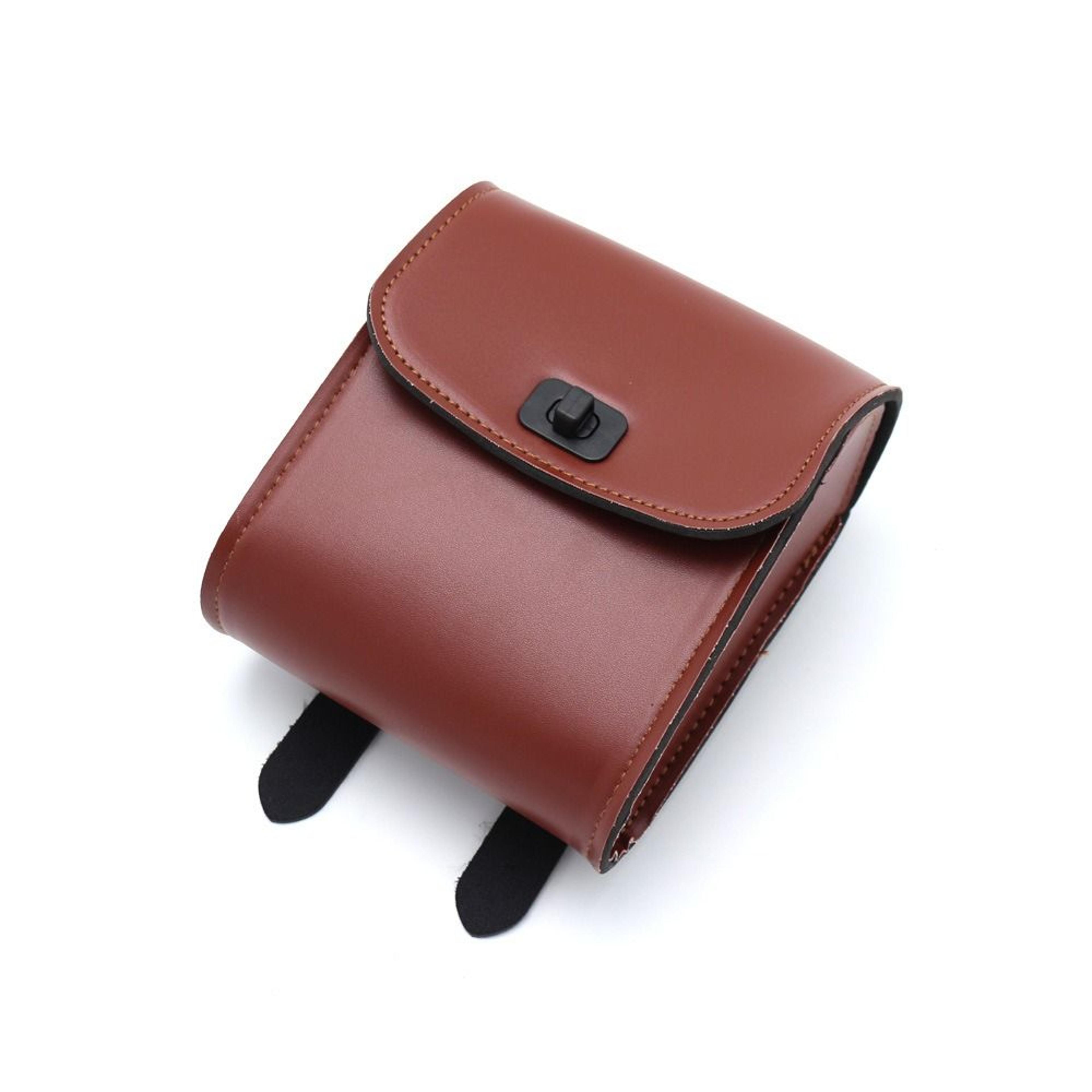 vintage bike handlebar bag waterproof bicycle front bag for bikes, motorcycles & electric scooters