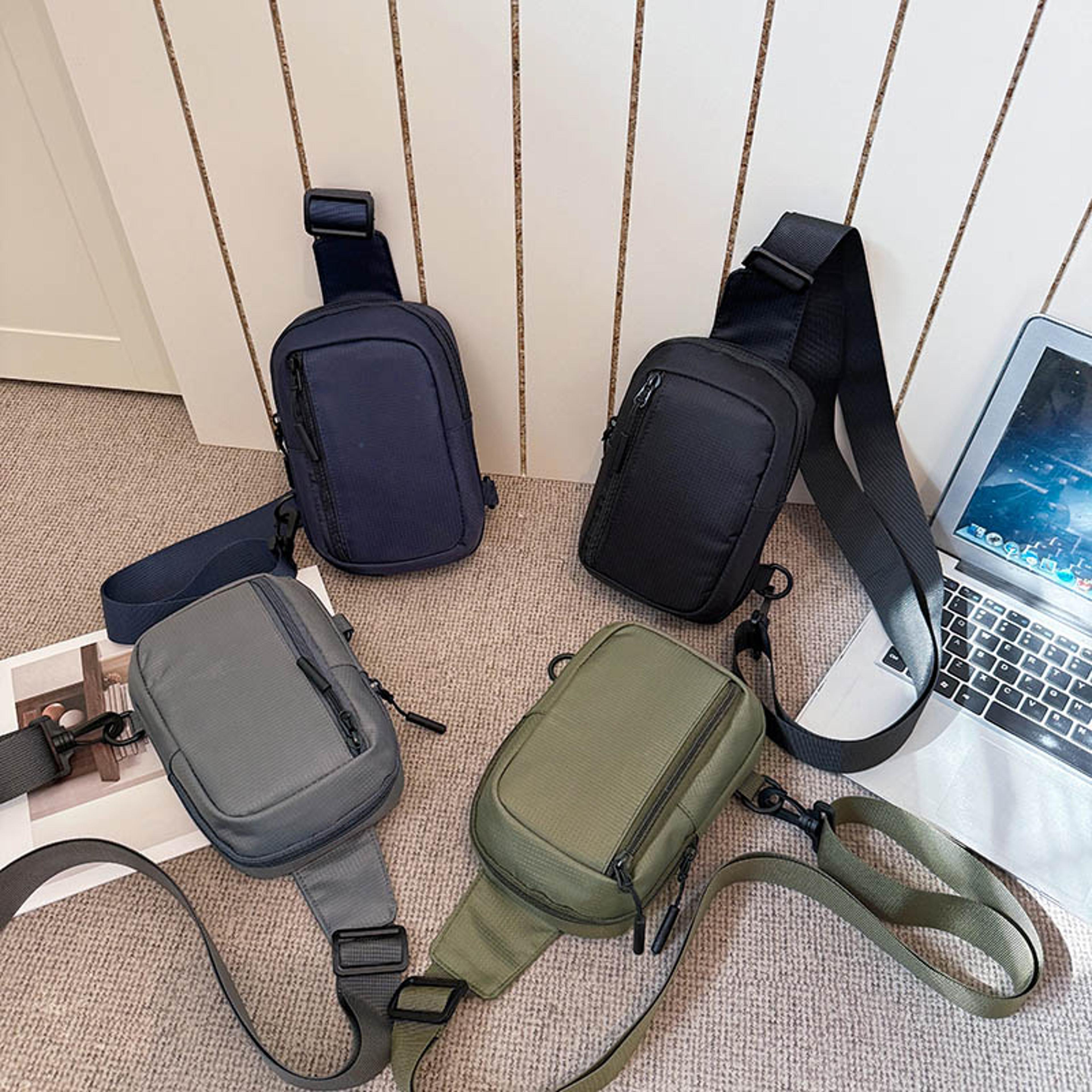 urbanguard men's crossbody bag anti theft oxford sling chest bag for travel & everyday carry